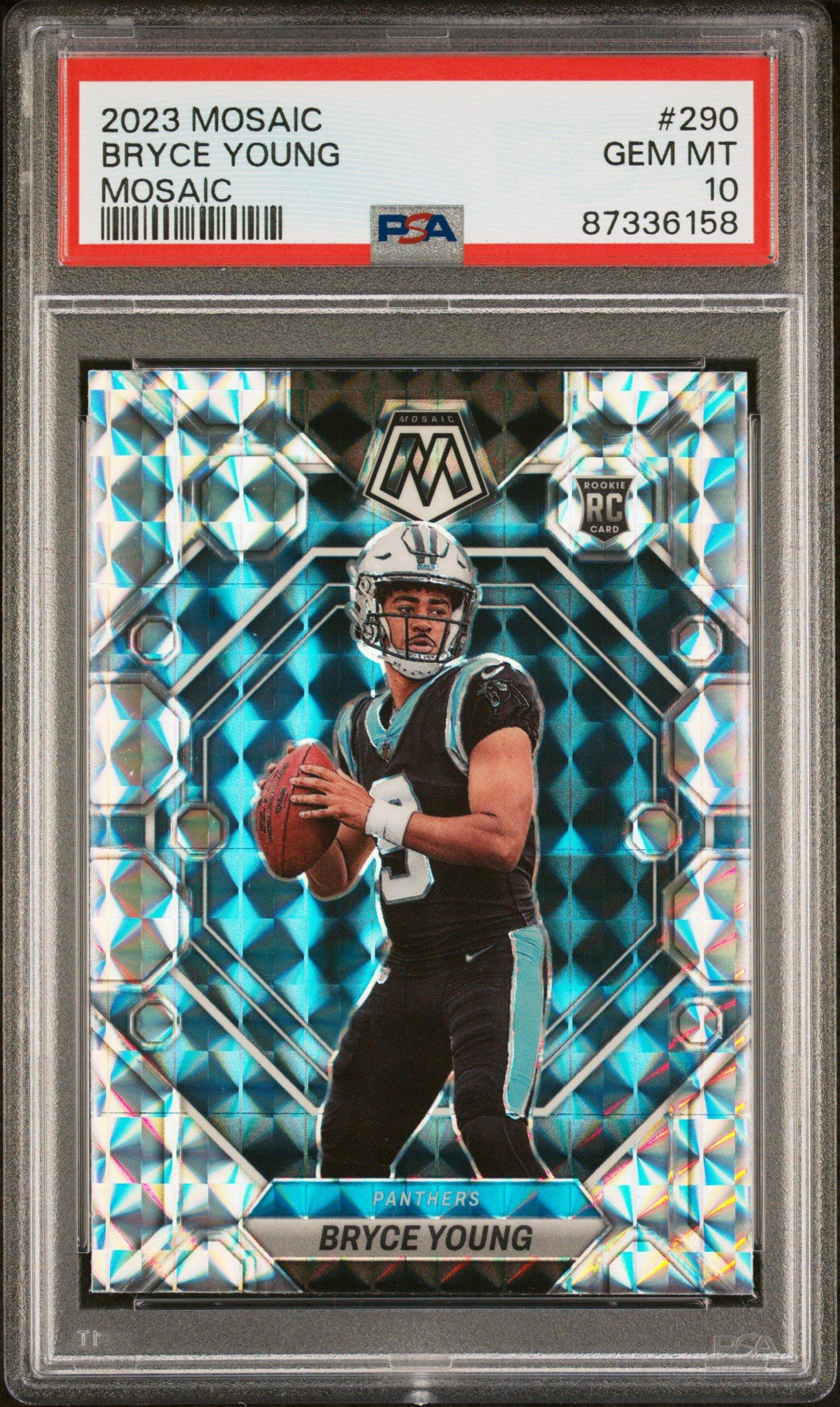 2023 Panini Mosaic 290 Bryce Young Mosaic PSA 10