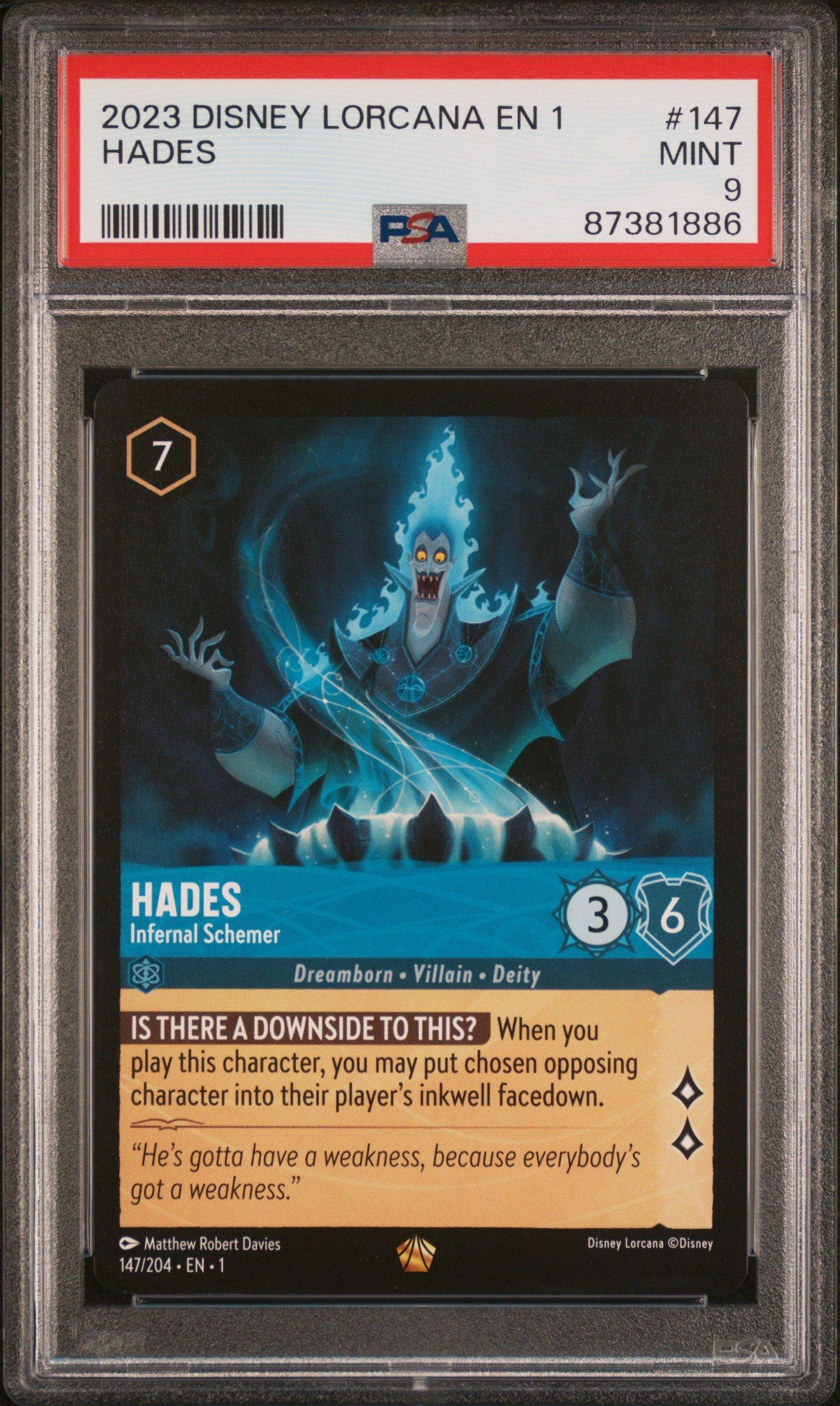 PSA10Disney Loracana ハデス #205 813 PSA10Disney Loracana ハデス #205 813