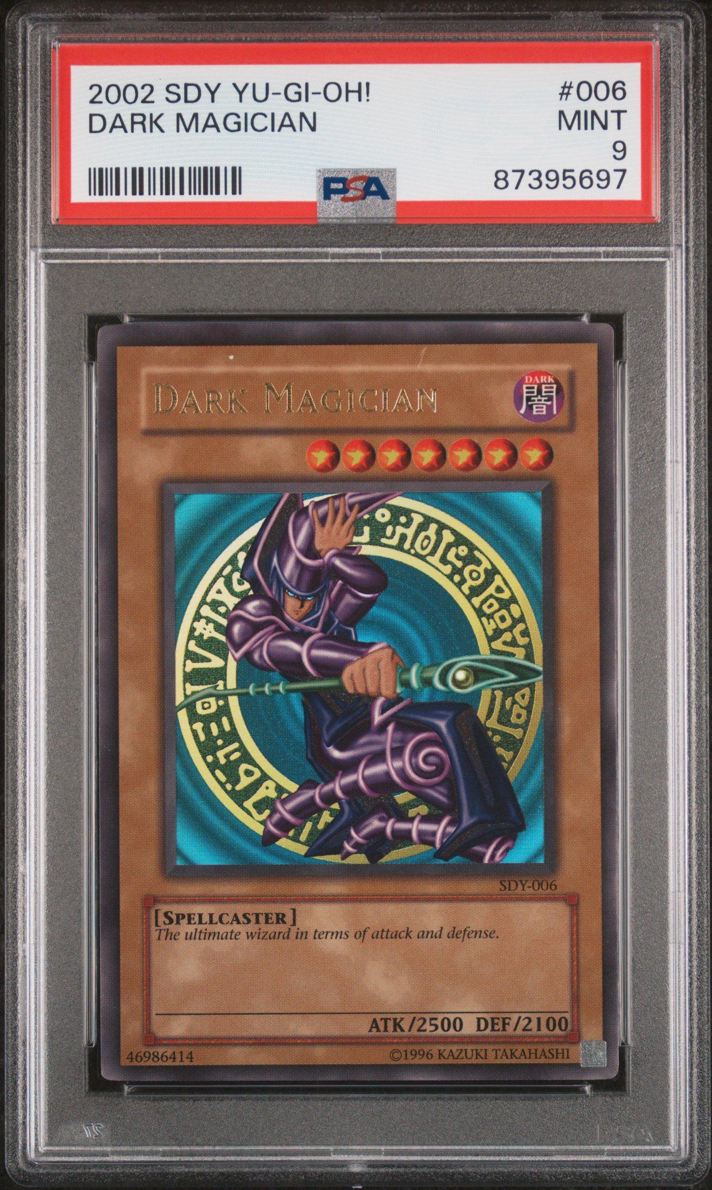2002 Yu-gi-oh! Starter Deck: Yugi 006 Dark Magician PSA 9