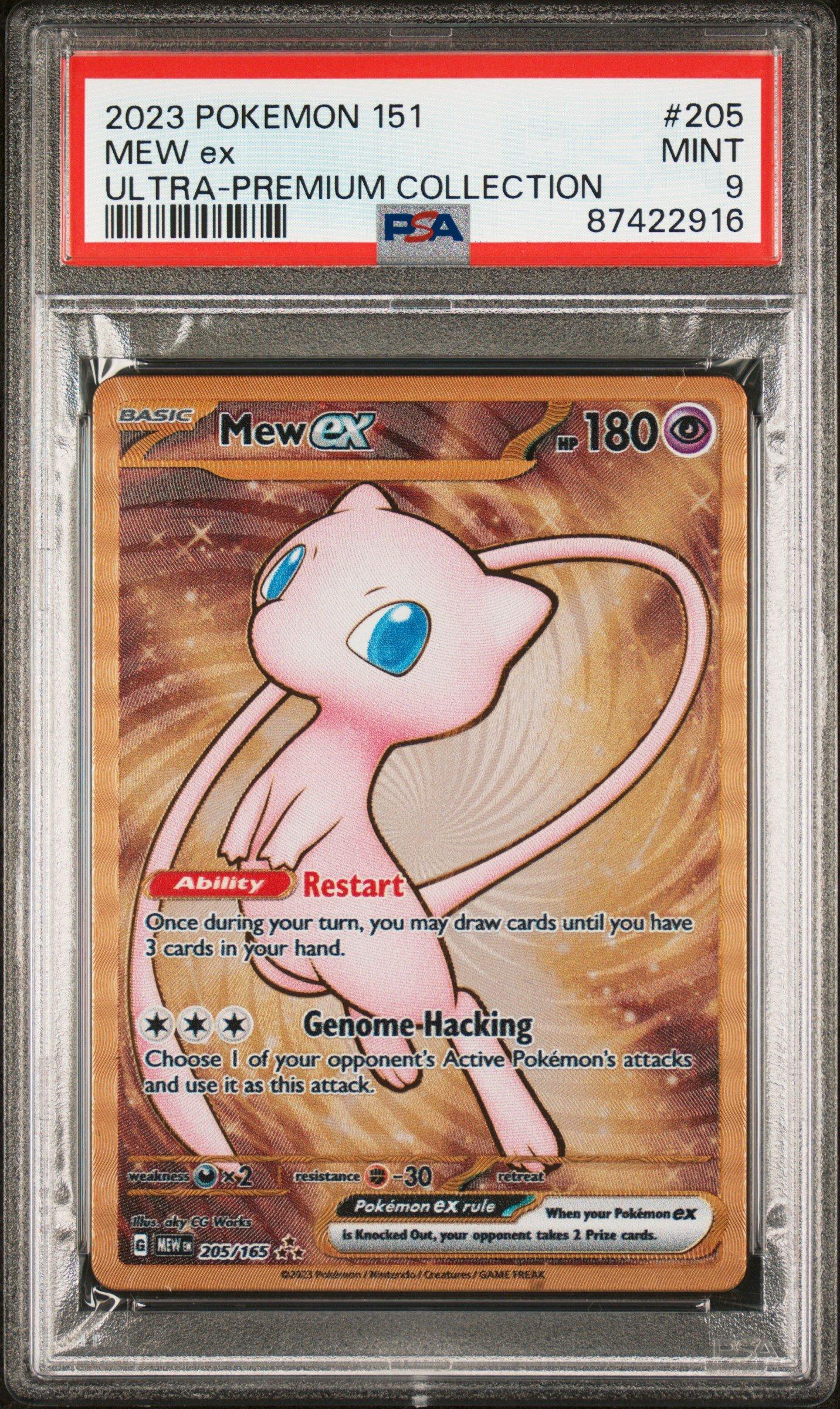 2023 Pokemon 151 Ultra-premium Collection 205 Mew Ex PSA 9 Graded