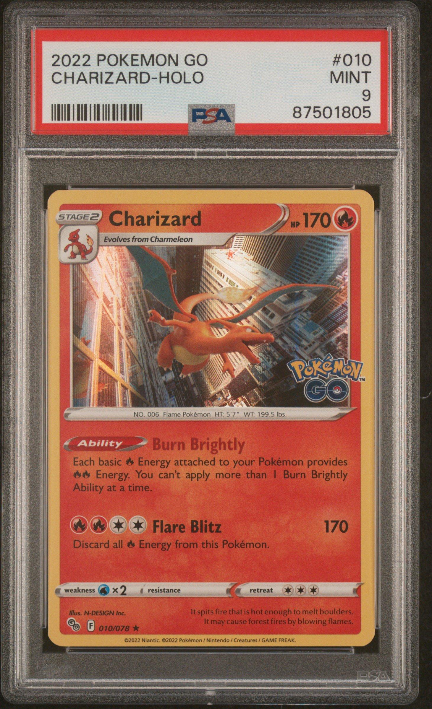 charizard pokemon card psa 9 Charizard EX 2023 Pokemon Scarlet & Violet 151 Ultra Rare #183 PSA Authenticated 9 Card