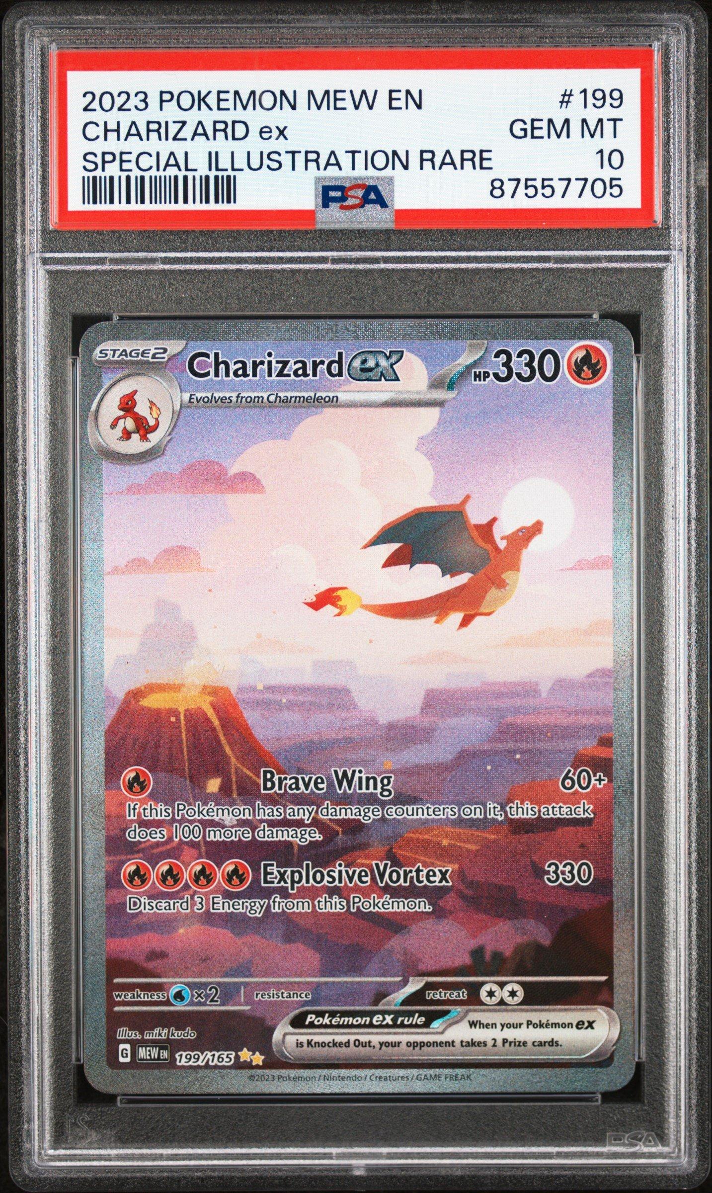 2023 Pokemon Mew En-151 199 Charizard Ex Special Illustration Rare