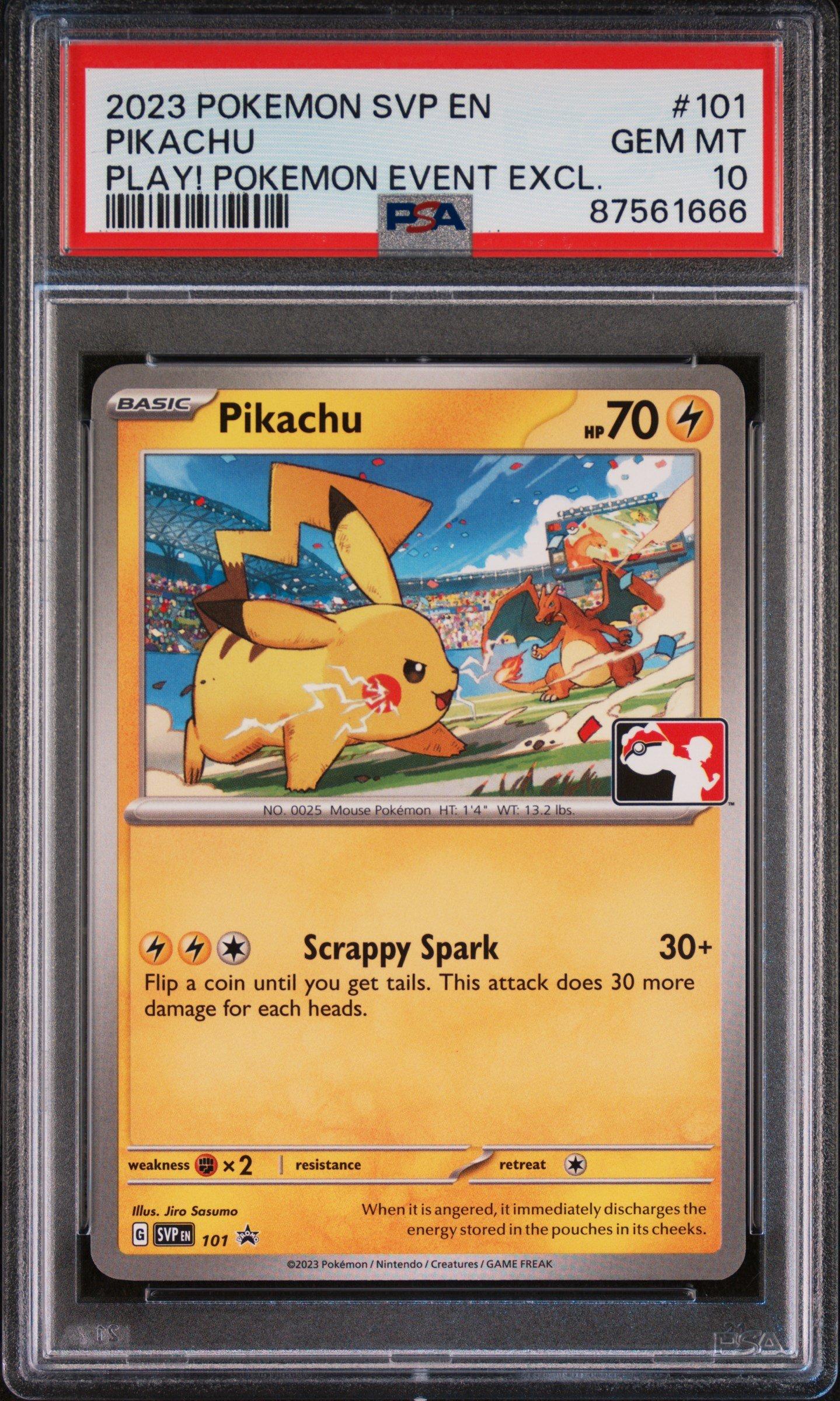 2023 Pokemon Svp En-sv Black Star Promo 101 Pikachu Play! Pokemon