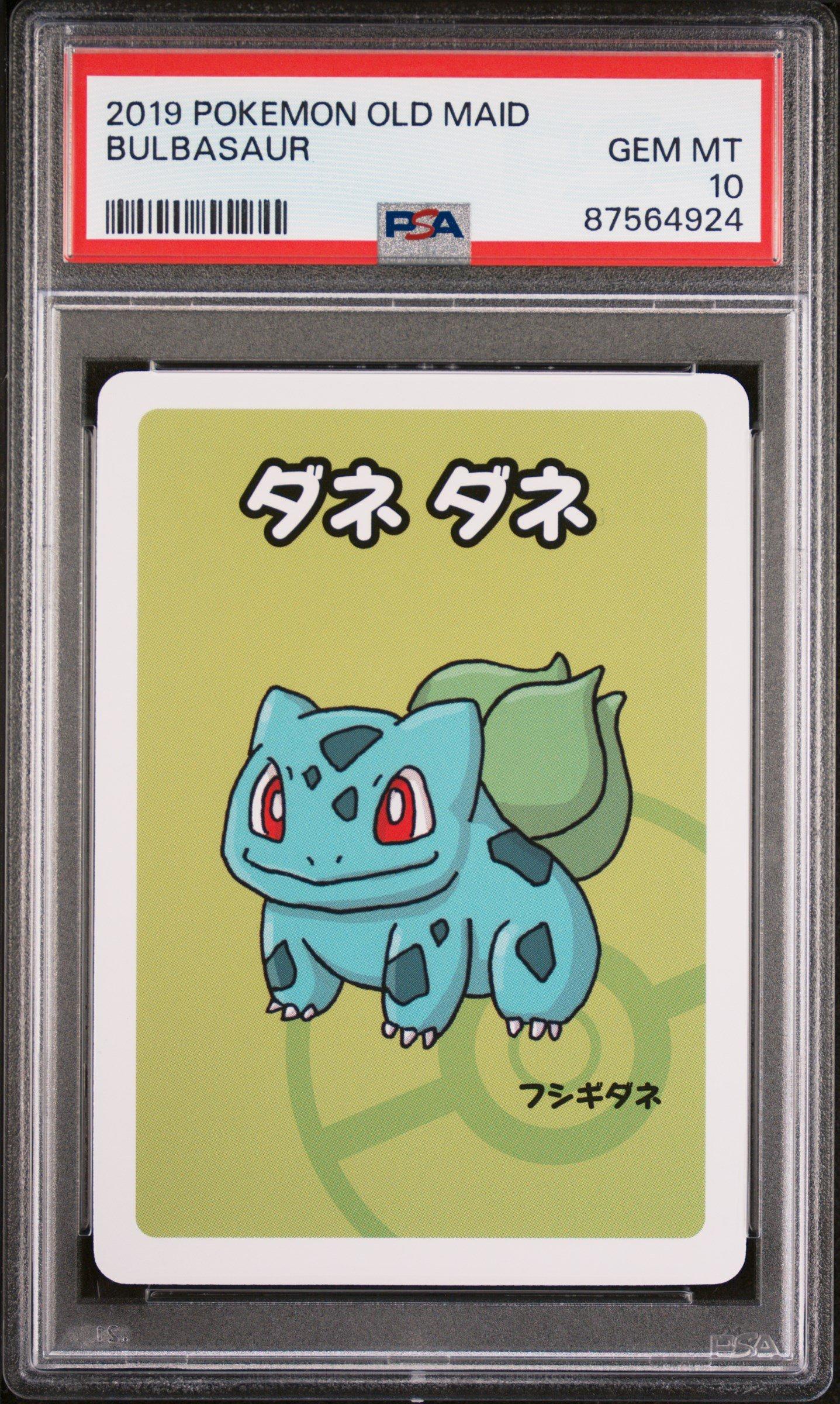 2019 Pokemon Old Maid Bulbasaur PSA 10 Graded Card | GameStop