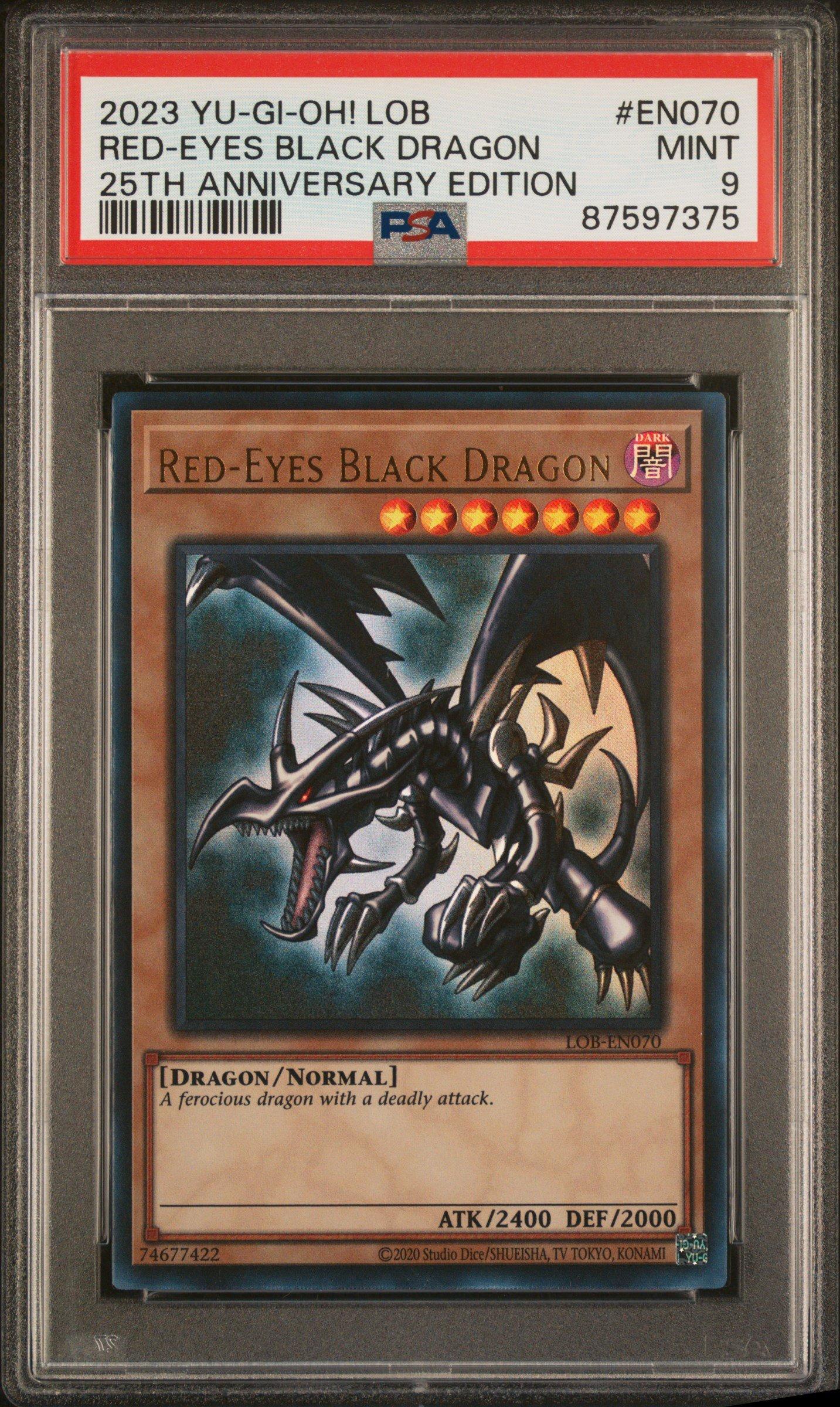 2023 Yu-gi-oh! Legend Of Blue Eyes White Dragon 25th Anniversary Edition En070 Red PSA 9