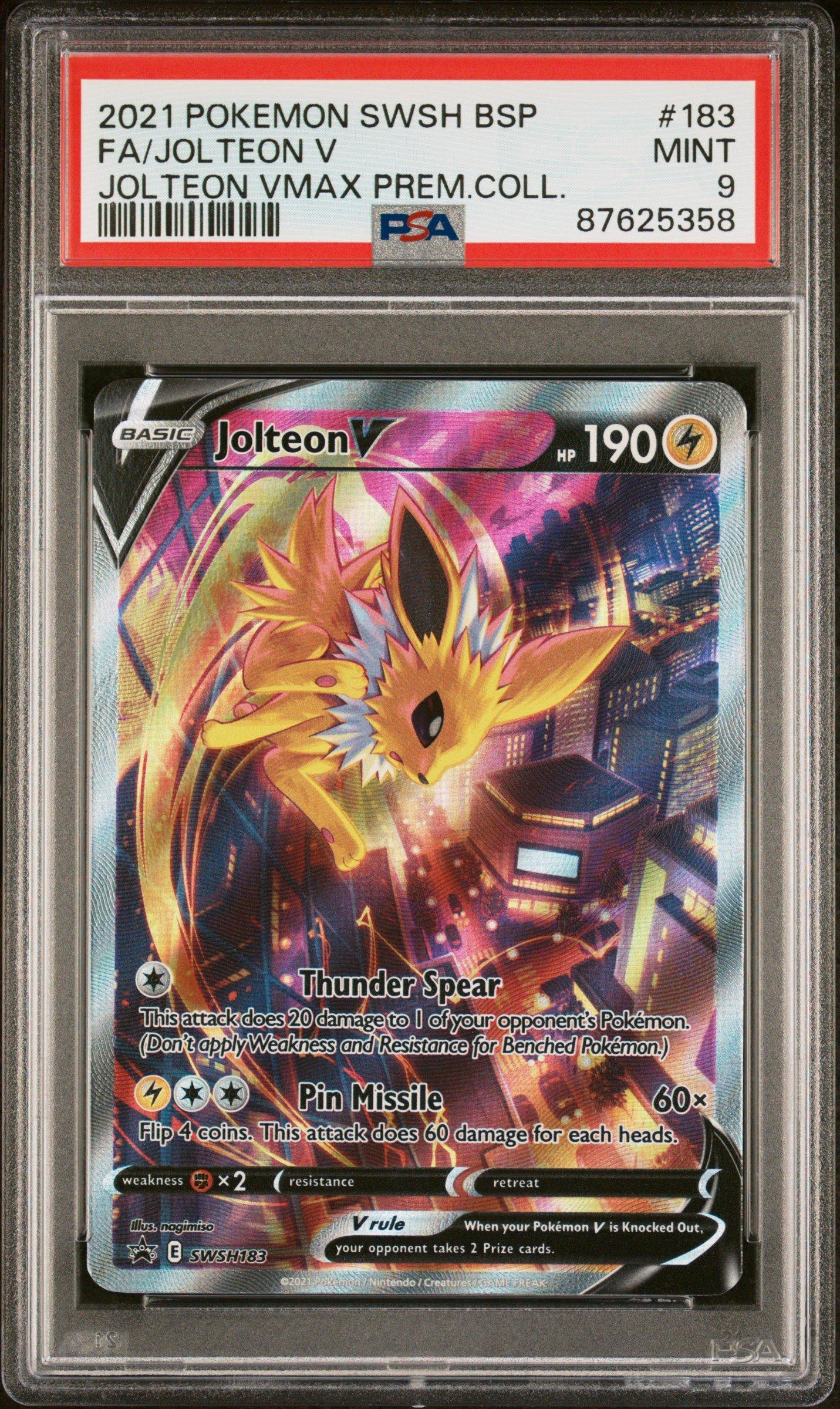 jolteon vmax pokemon card value Card Number / Rarity Pokemon Cards: Jolteon VMAX Premium