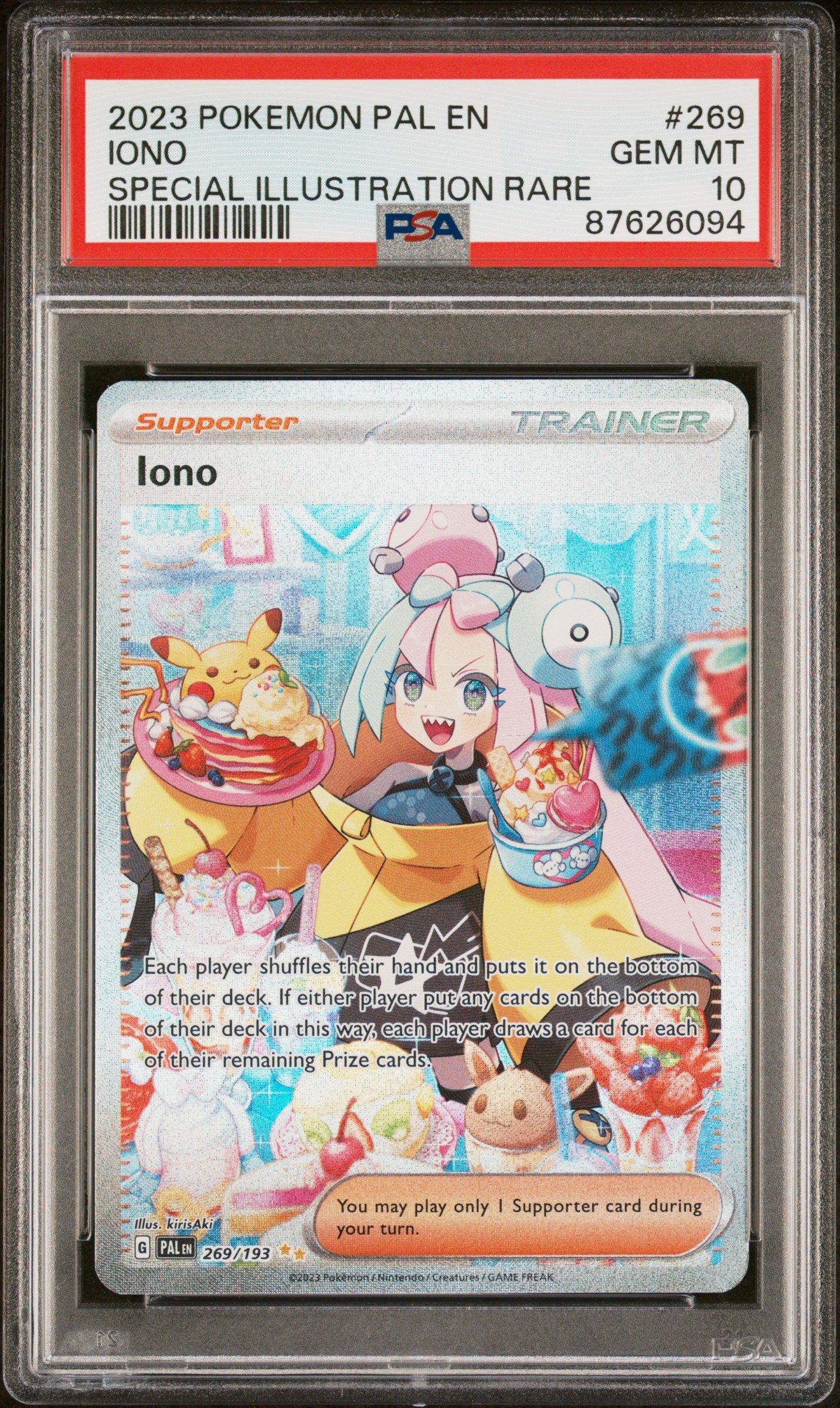 2023 Pokemon Pal En-paldea Evolved 269 Iono Special Illustration Rare ...