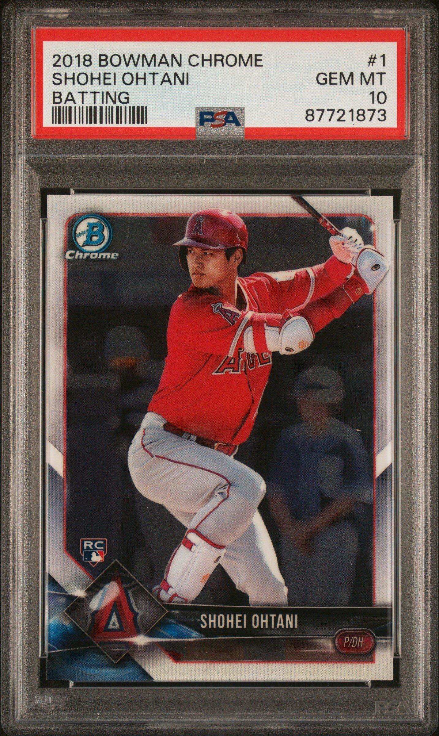 【大谷翔平 RC PSA10】2018 Bowman Shohei Ohtani PSA 10 SHOHEI OHTANI/OTANI 2018 BOWMAN #49 LA ANGELS Rookie Card