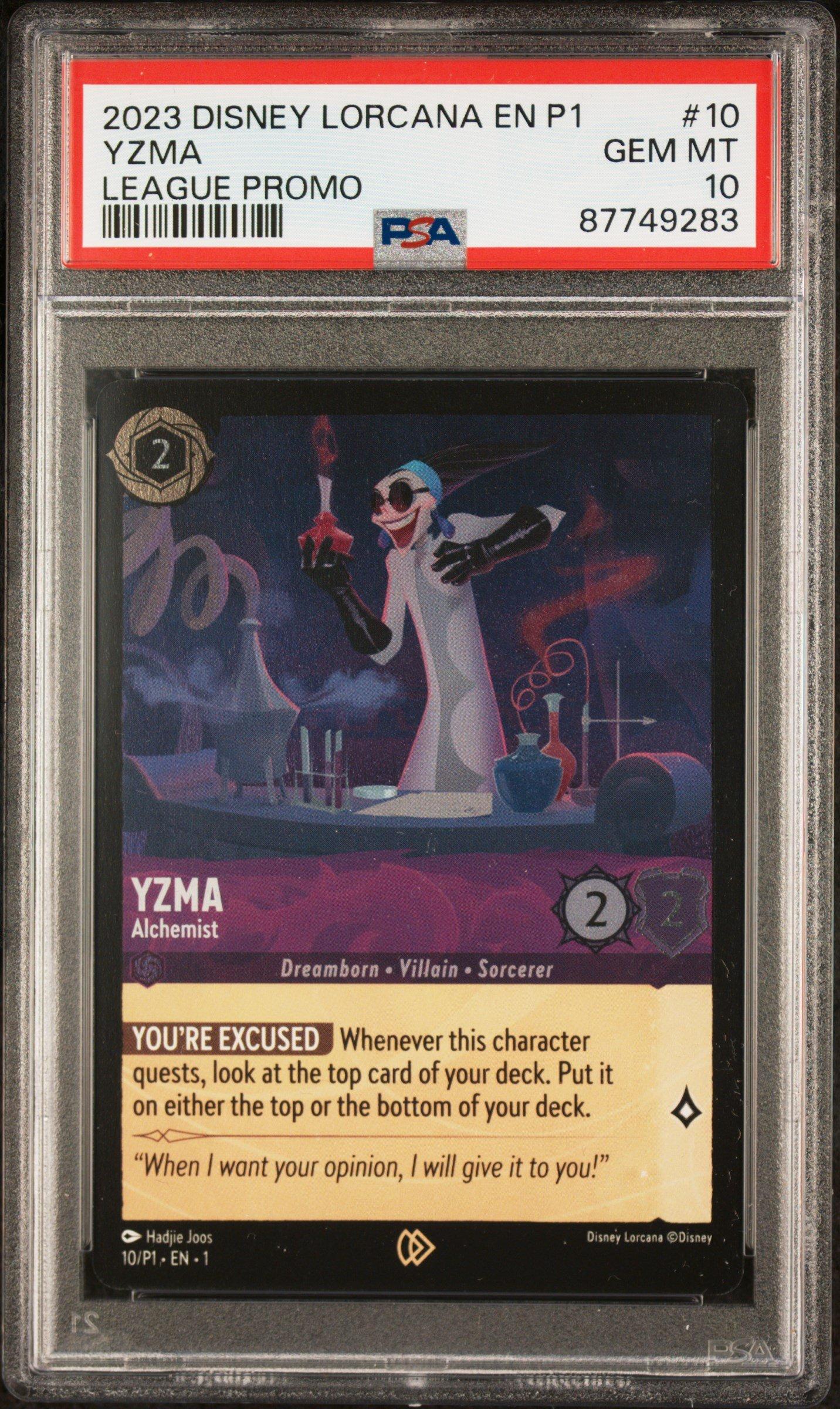 yzma lorcana card Without Beauty Sleep 61/204 Common Flavor Text Yzma (60/204) [The First Chapter]
