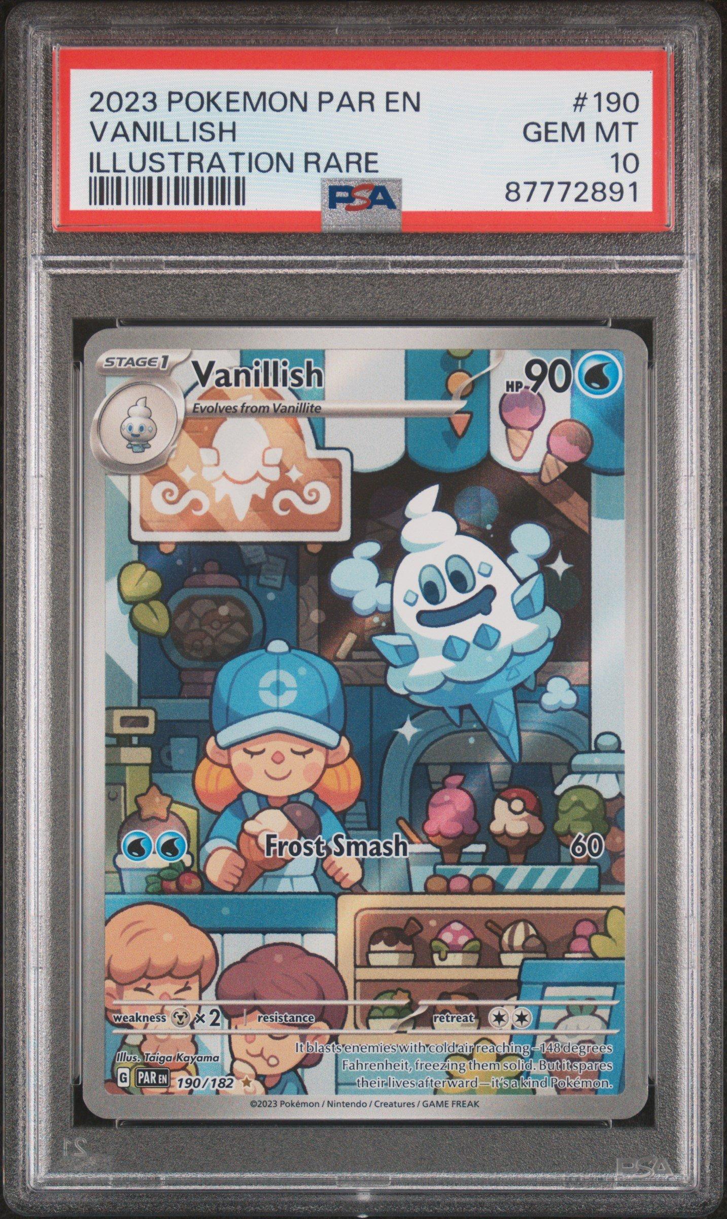 GameStop 2023 Pokemon Par En-paradox Rift 190 Vanillish