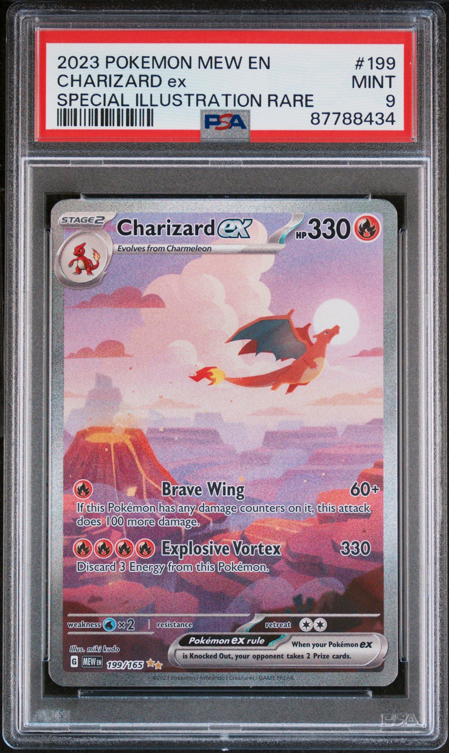 2023 Pokemon Mew En-151 199 Charizard Ex Special Illustration Rare
