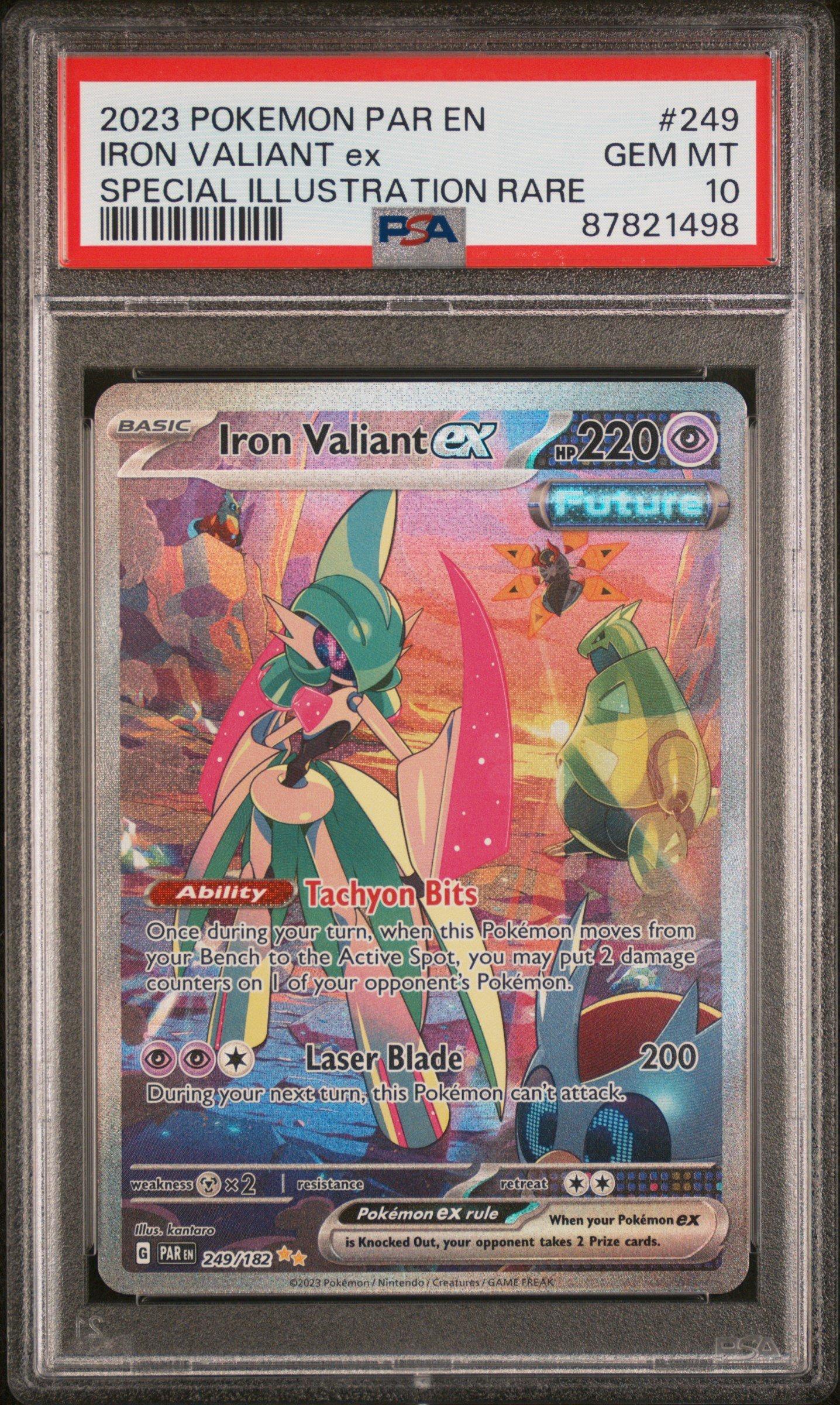 2023 Pokemon Par En-paradox Rift 249 Iron Valiant Ex Special