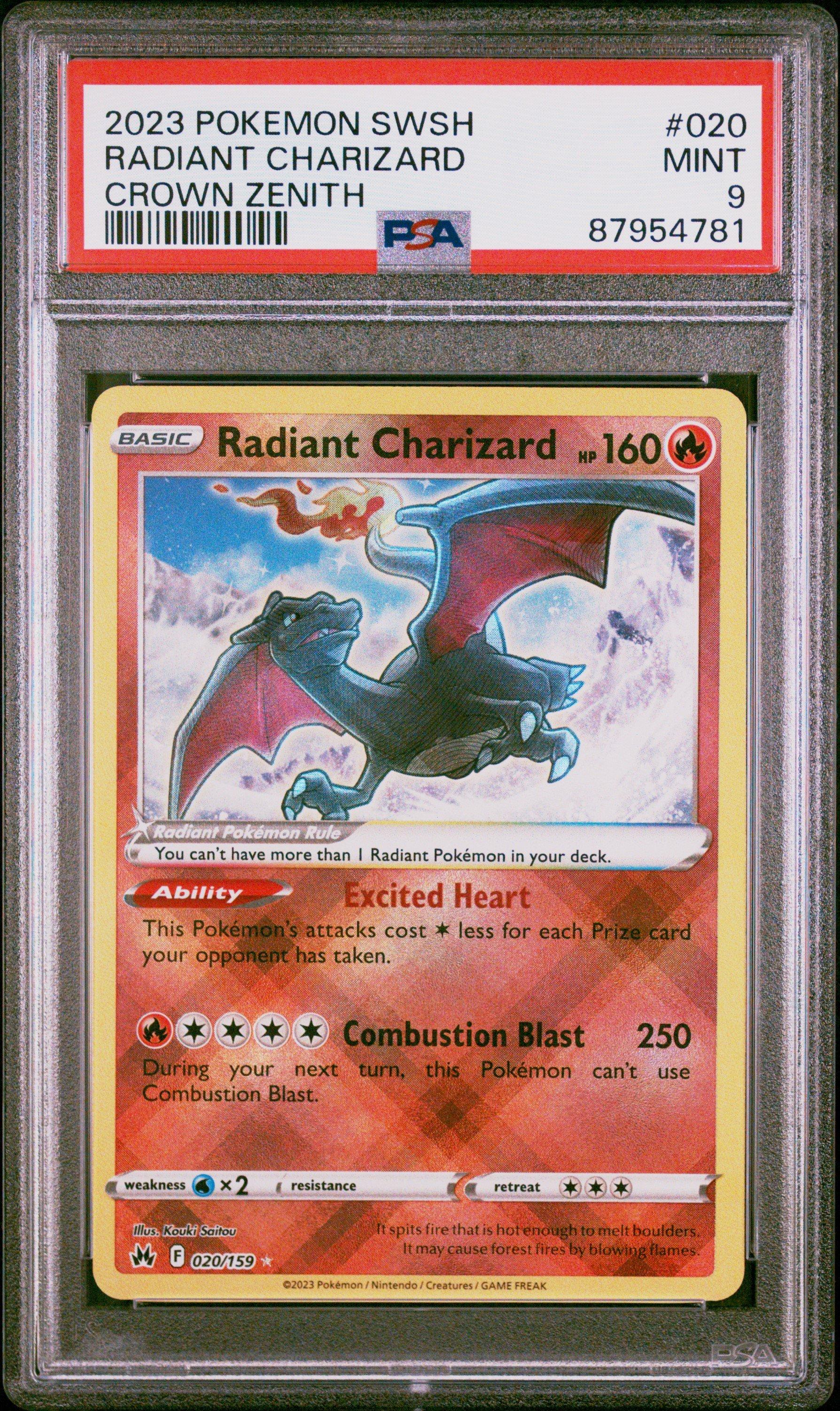 2023 Pokemon Sword And Shield Crown Zenith 020 Radiant Charizard