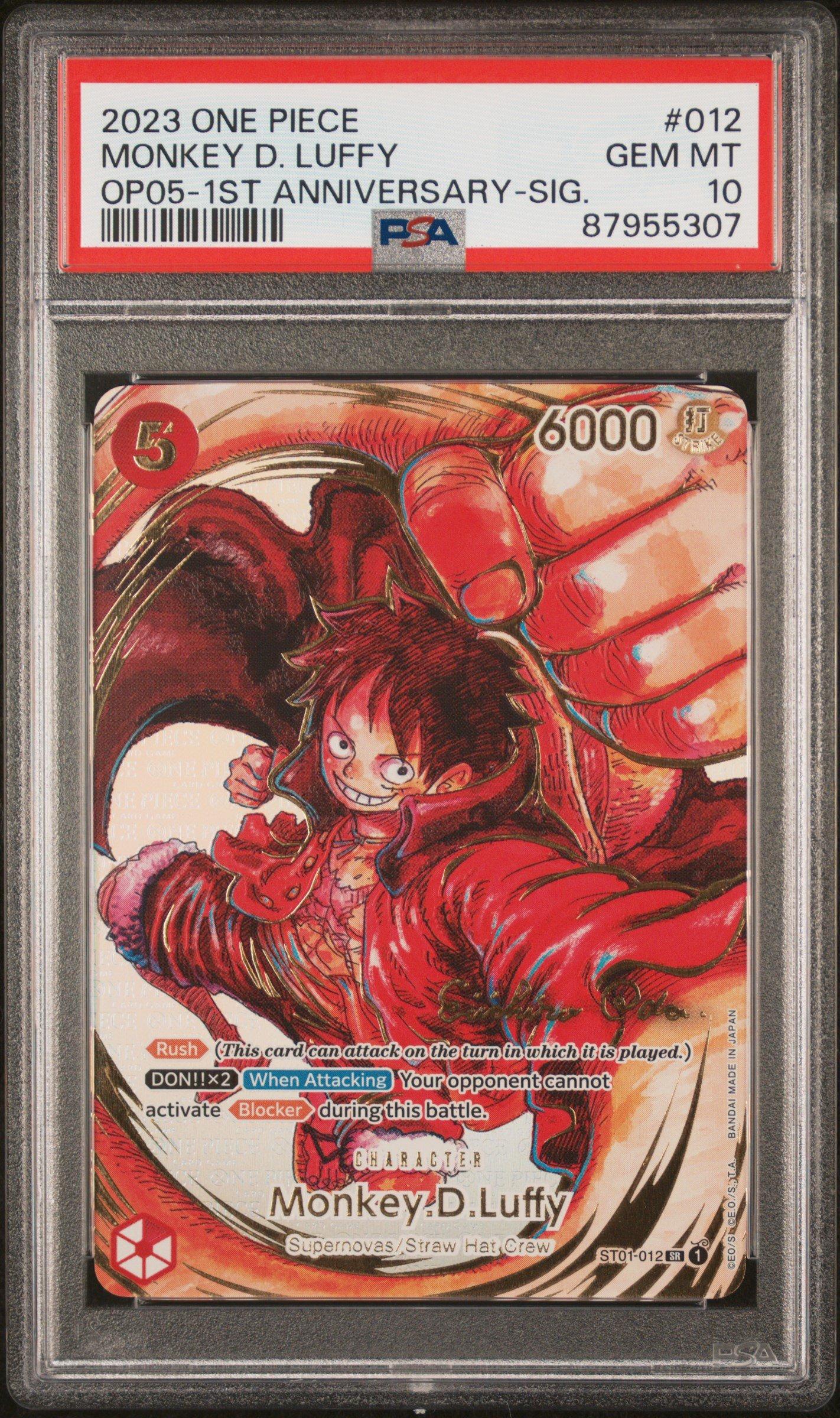 2023 One Piece Awakening Of The New Era 012 Monkey D. Luffy 1st