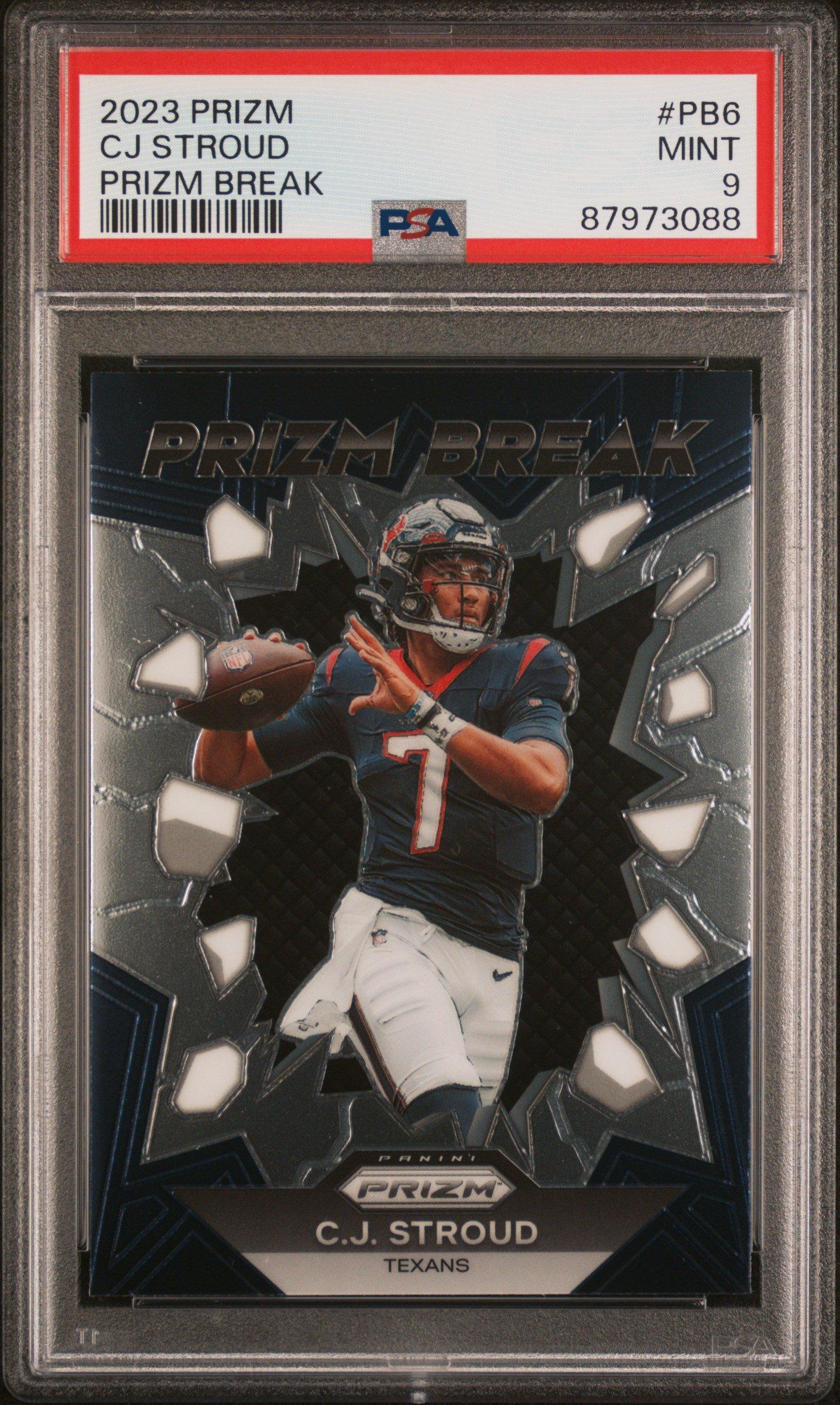 2023 Panini Prizm Prizm Break Pb6 Cj Stroud PSA