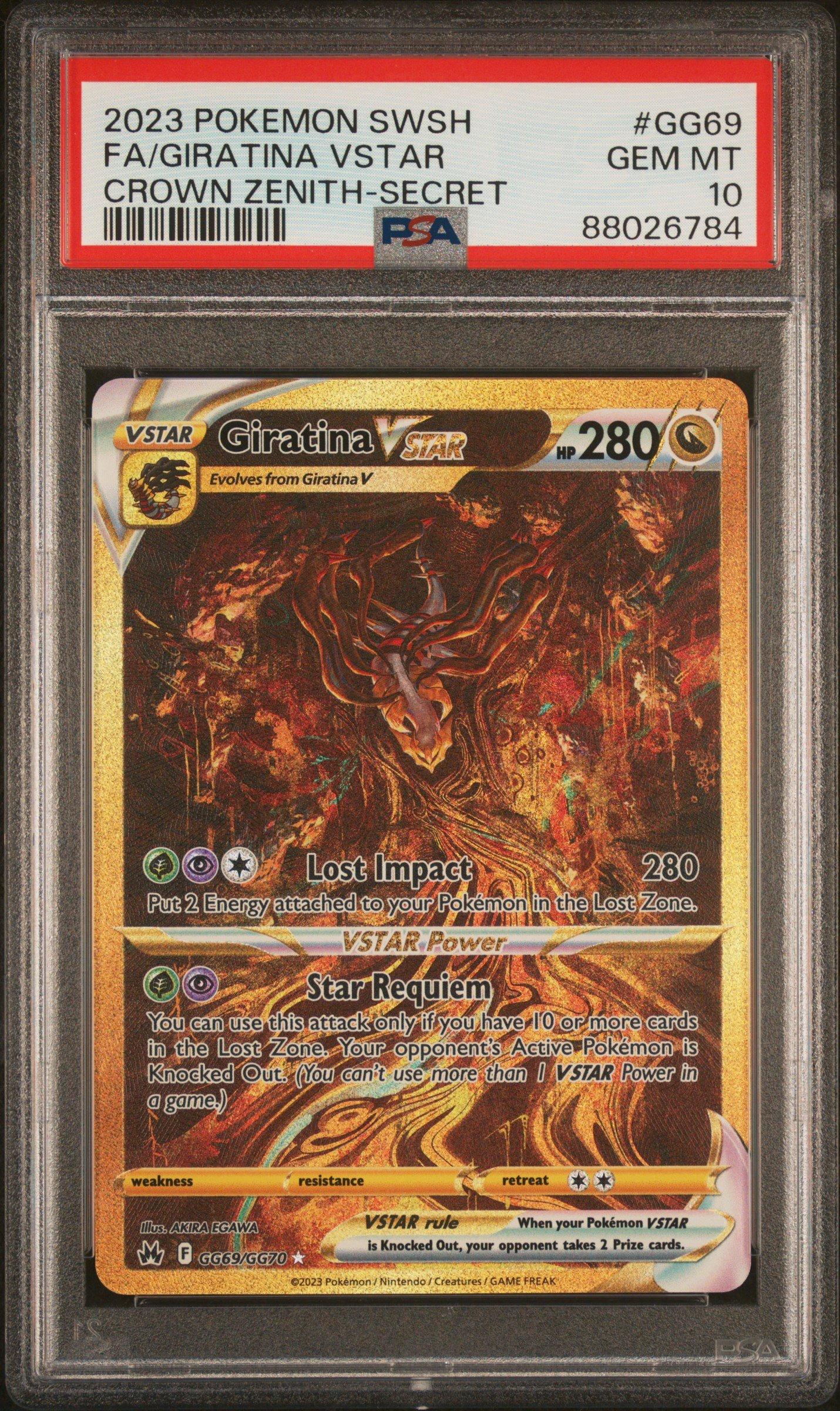 2023 Pokemon Sword And Shield Crown Zenith Gg69 Full Art/giratina