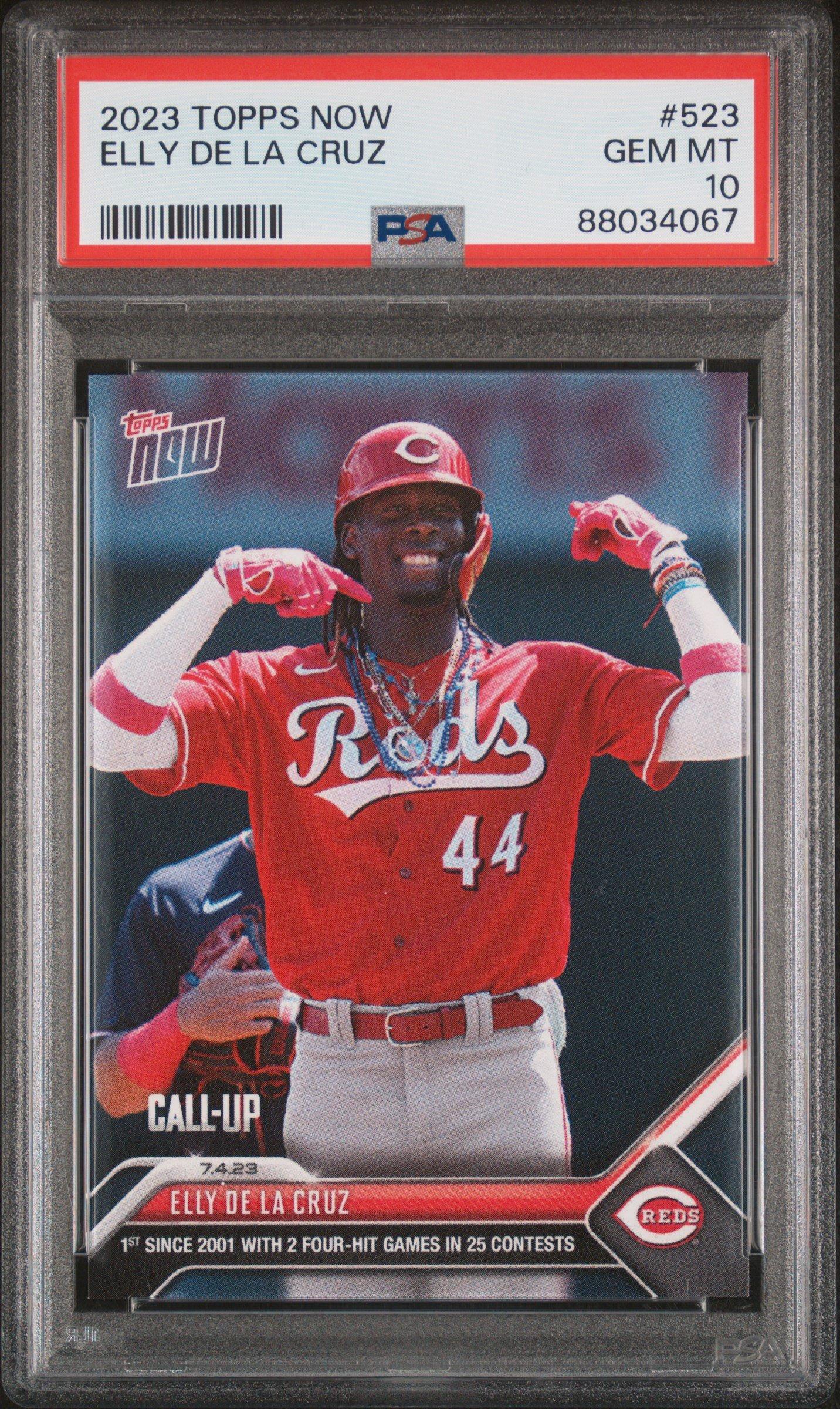 2023 Topps Now 523 Elly De La Cruz PSA 10