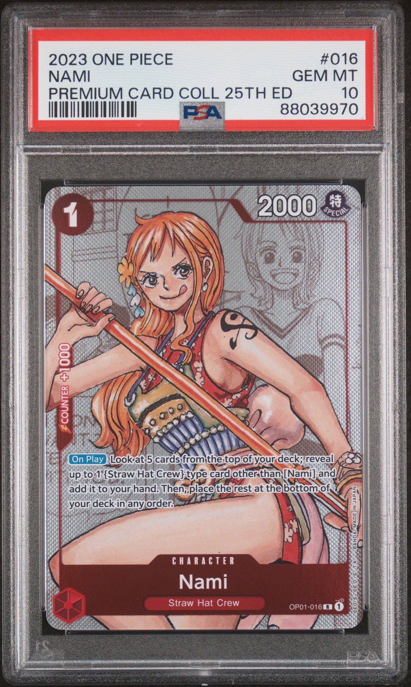 2023 One Piece Premium Bandai Premium Card Collection 25th Edition