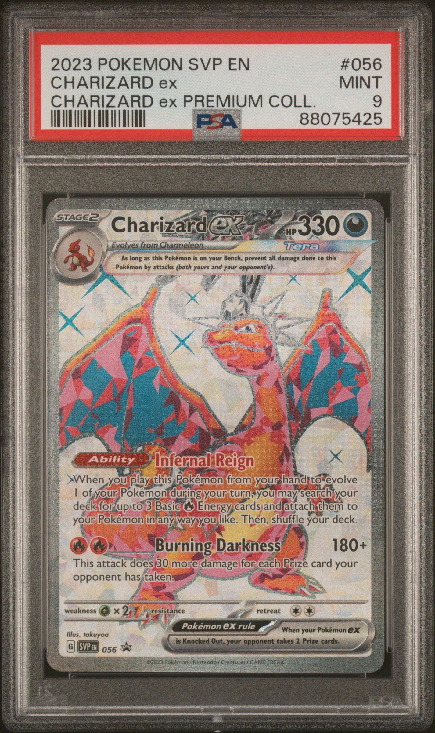charizard ex pokemon card price (199/165) proof acrylic case and featuring a striking image of the captivating character Pokemon TCG: Charizard ex Special