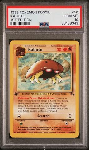 1997 Pokemon Japanese Fossil 144 Articuno-holo PSA 10 | GameStop