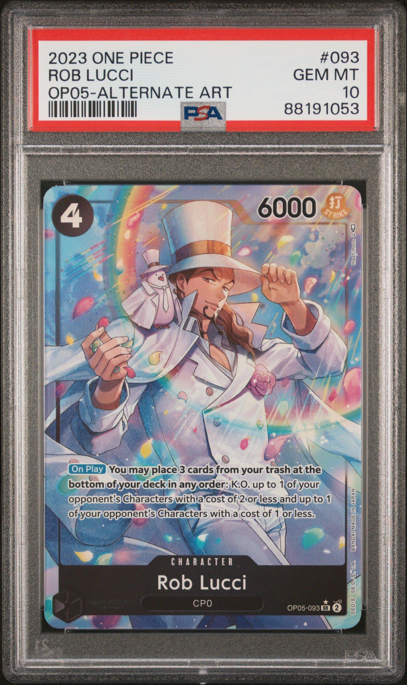 2023 One Piece Op05-awakening Of The New Era 093 Rob Lucci