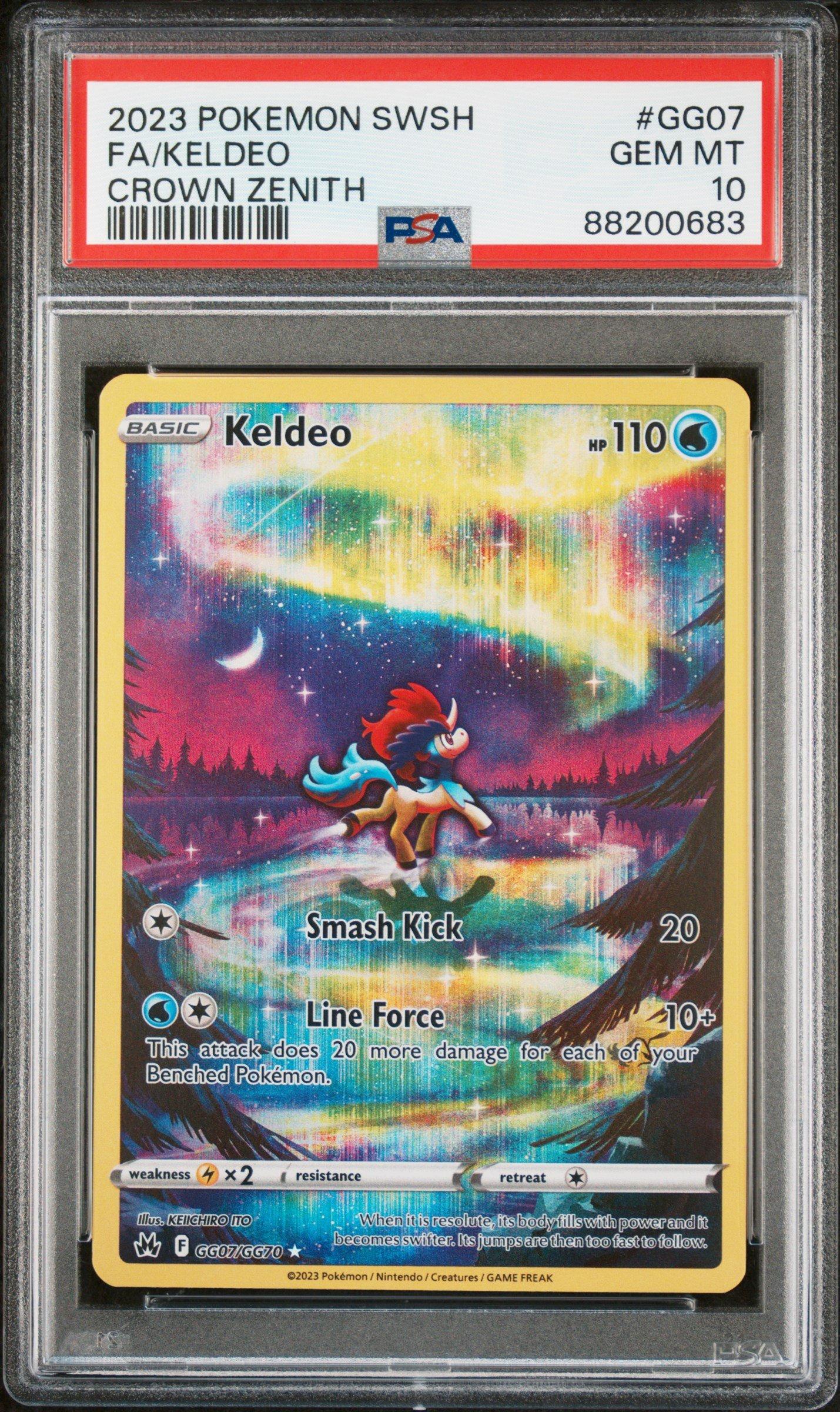 2023 Pokemon Sword And Shield Crown Zenith Gg07 Full Art/keldeo