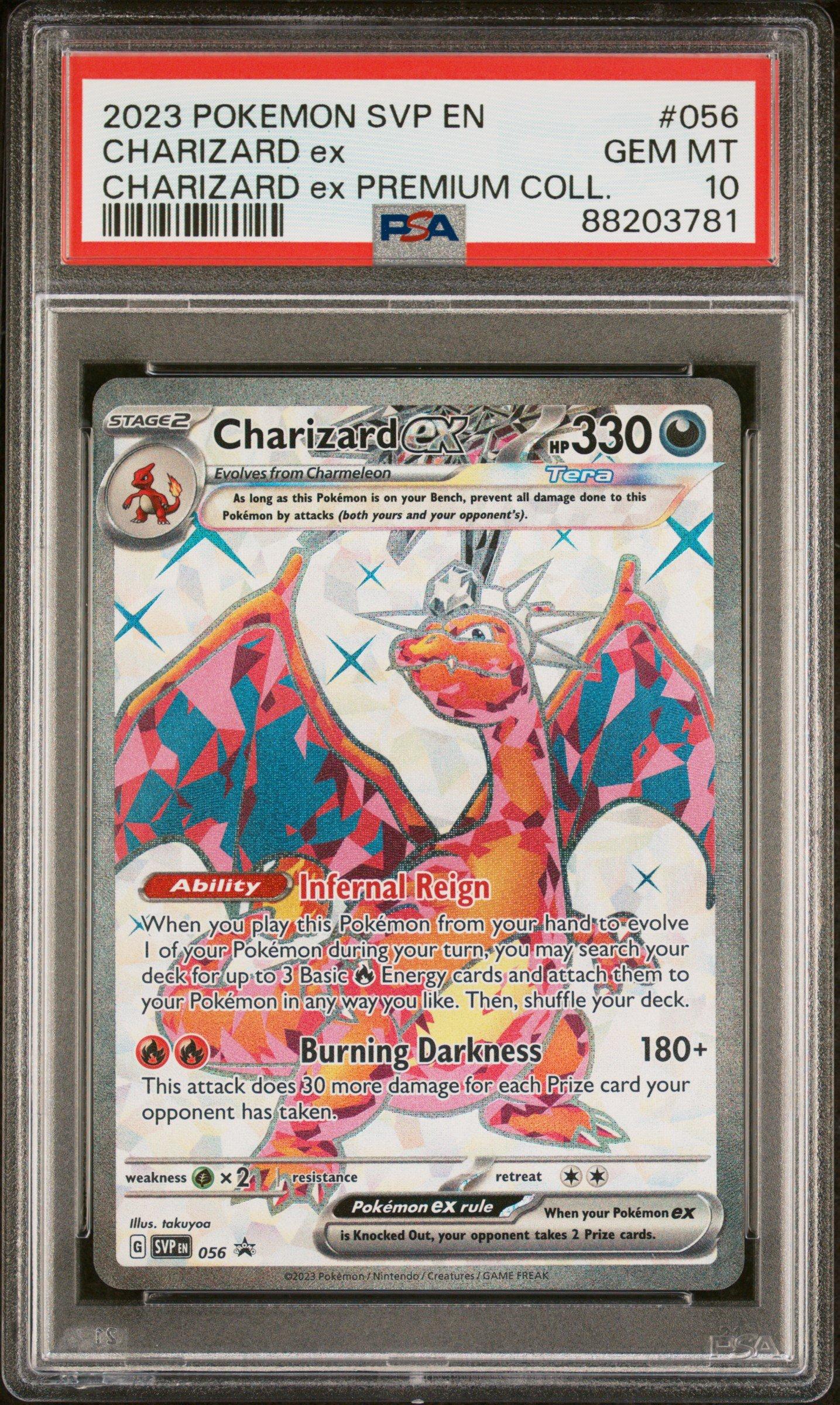 2023 Pokemon Svp En-sv Black Star Promo 056 Charizard Ex Psa 10 