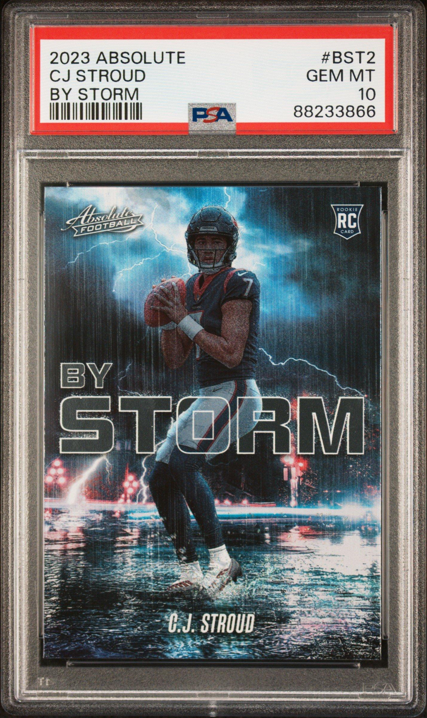 2023 Panini Absolute By Storm Bst2 Cj Stroud PSA