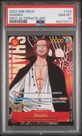 2022 one piece Japanese Roronoa Zoro Romance dawn PSA 10 GEM 2024 MINT Slab