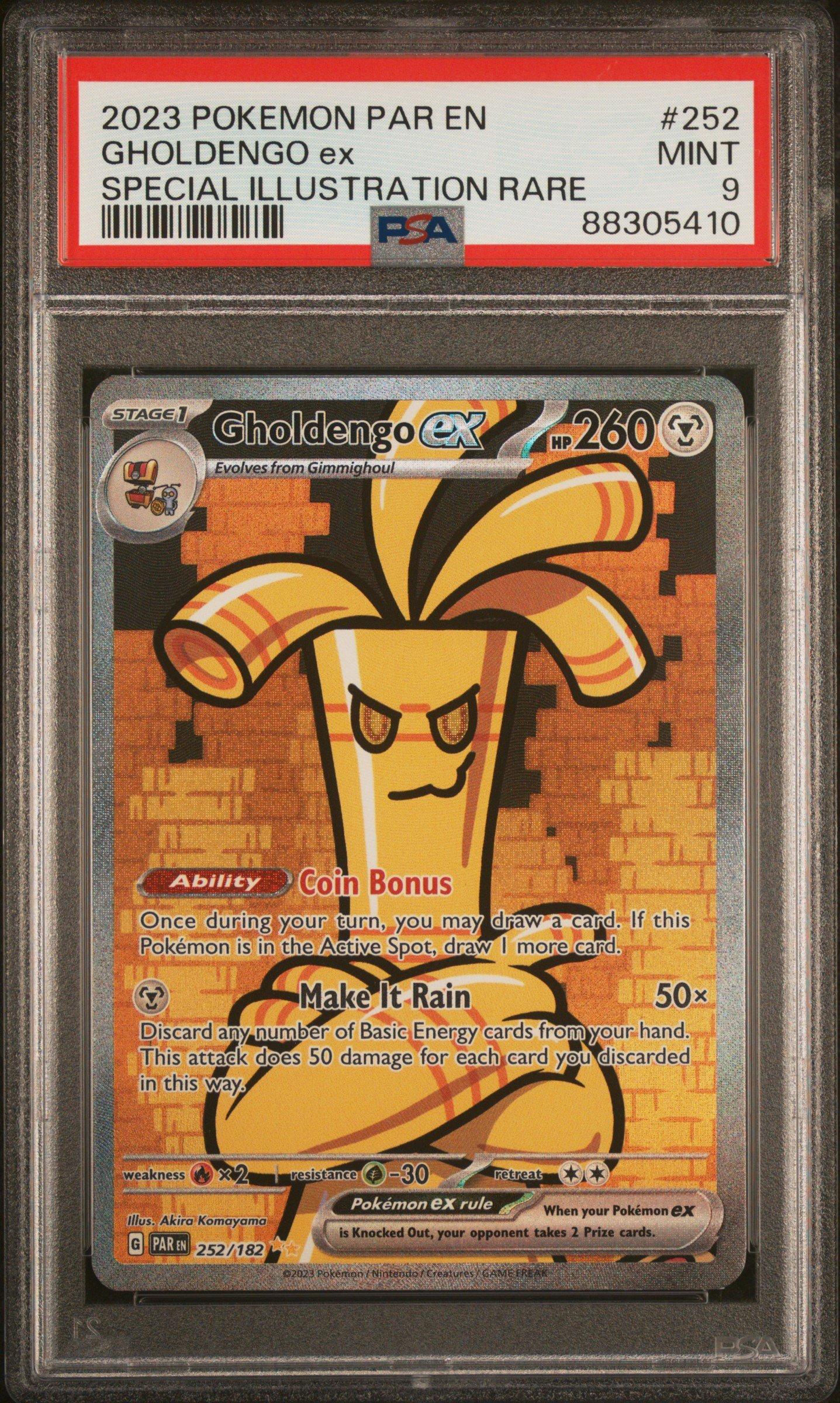 2023 Pokemon Par En-paradox Rift 252 Gholdengo Ex Special