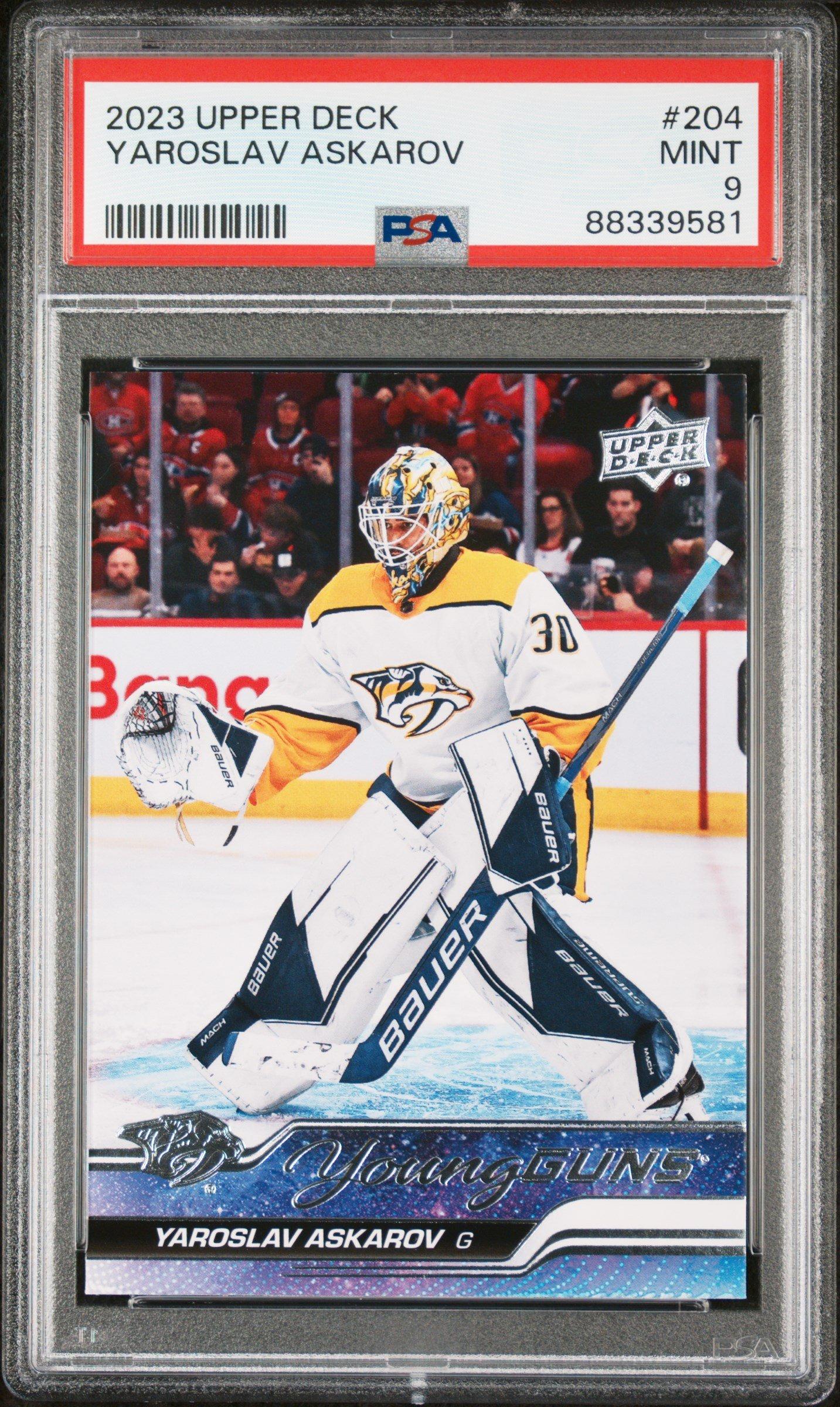 2023 Upper Deck 204 Yaroslav Askarov PSA 9