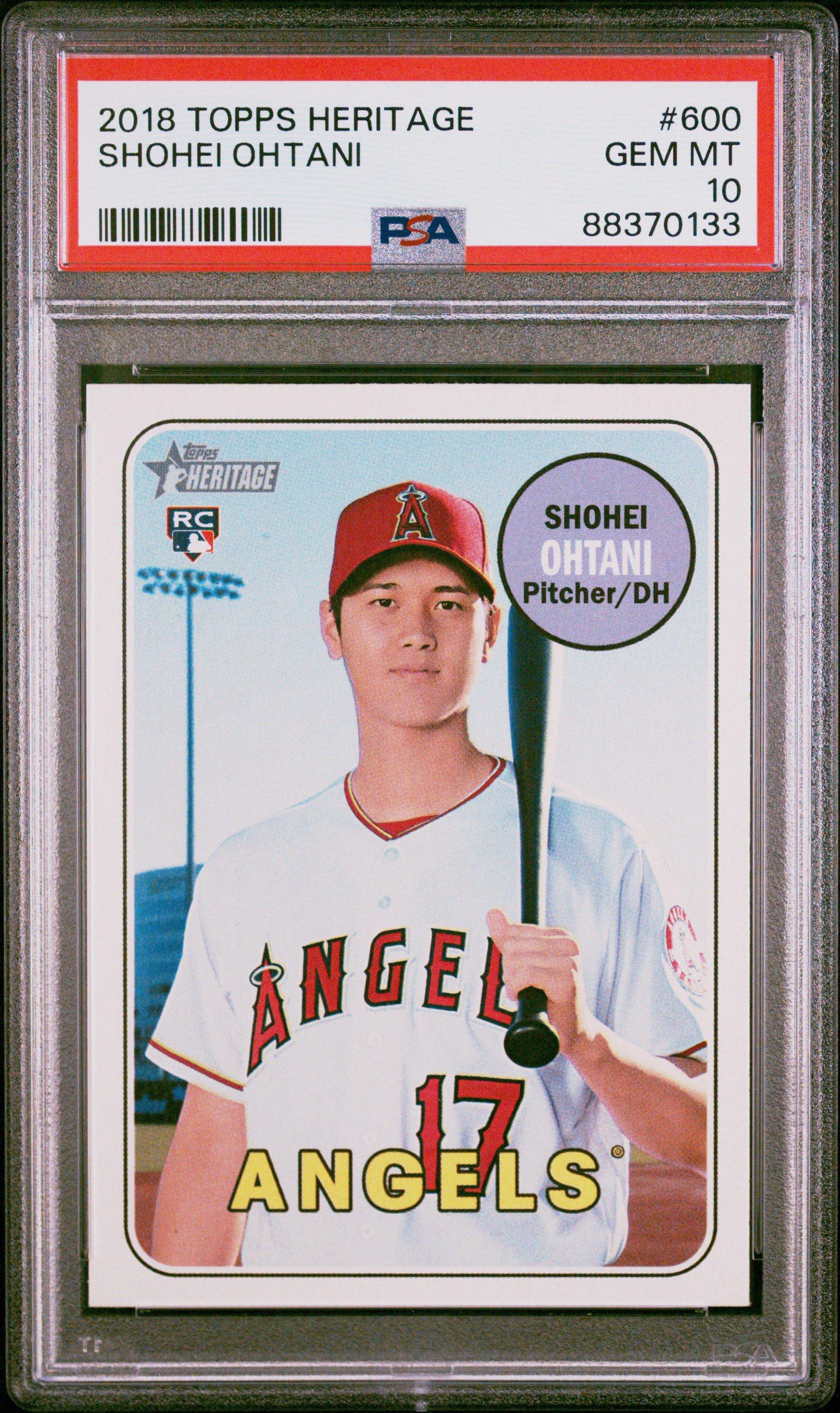 BBエイジング10●○SHOGOページ○● 2018 Topps Heritage 600 Shohei Ohtani PSA 10 Graded Card | GameStop