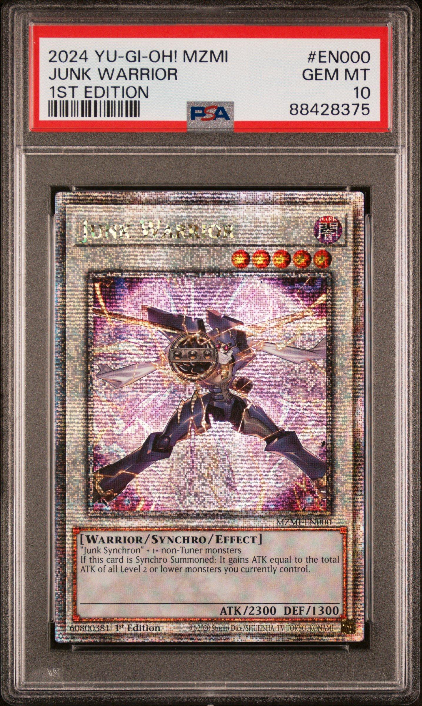 2024 Yu-gi-oh! Mzmi-maze Of Millennia En000 Junk Warrior 1st