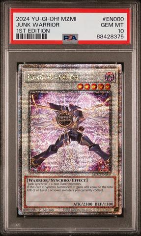 2024 Yu-gi-oh! Mzmi-maze Of Millennia En000 Junk Warrior 1st Edition PSA 10  | GameStop