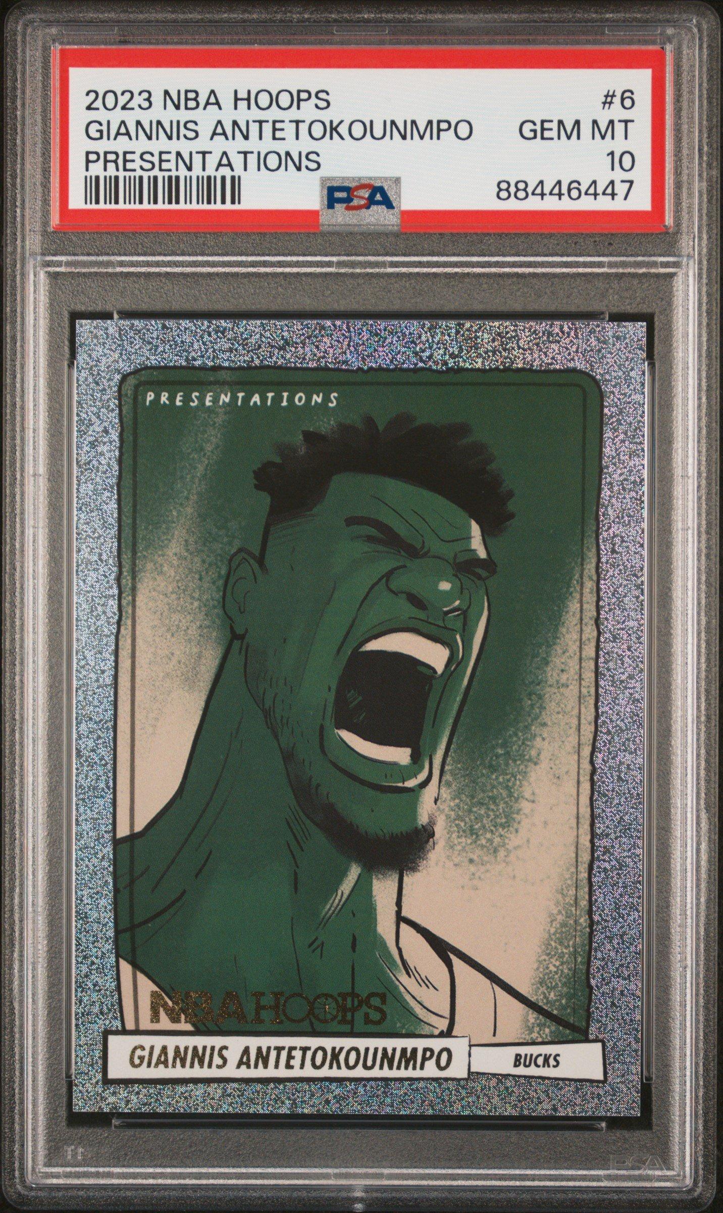 2023 Panini Nba Hoops Presentations 6 Giannis Antetokounmpo PSA 10