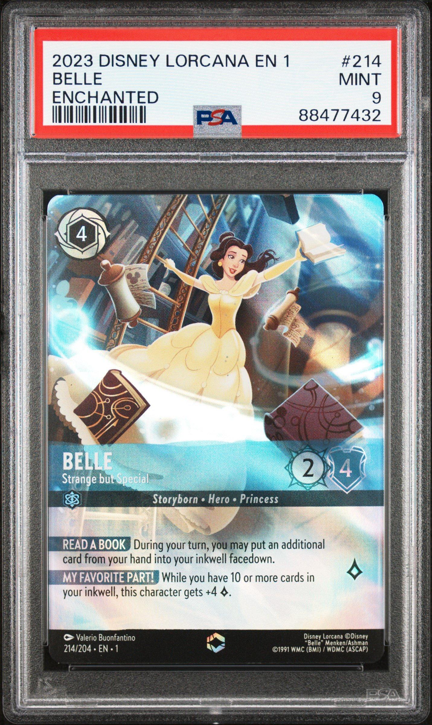 ロルナカ ベル エンチャンテッド Disney Lorcana Belle Strange but Special 214/204 Enchanted