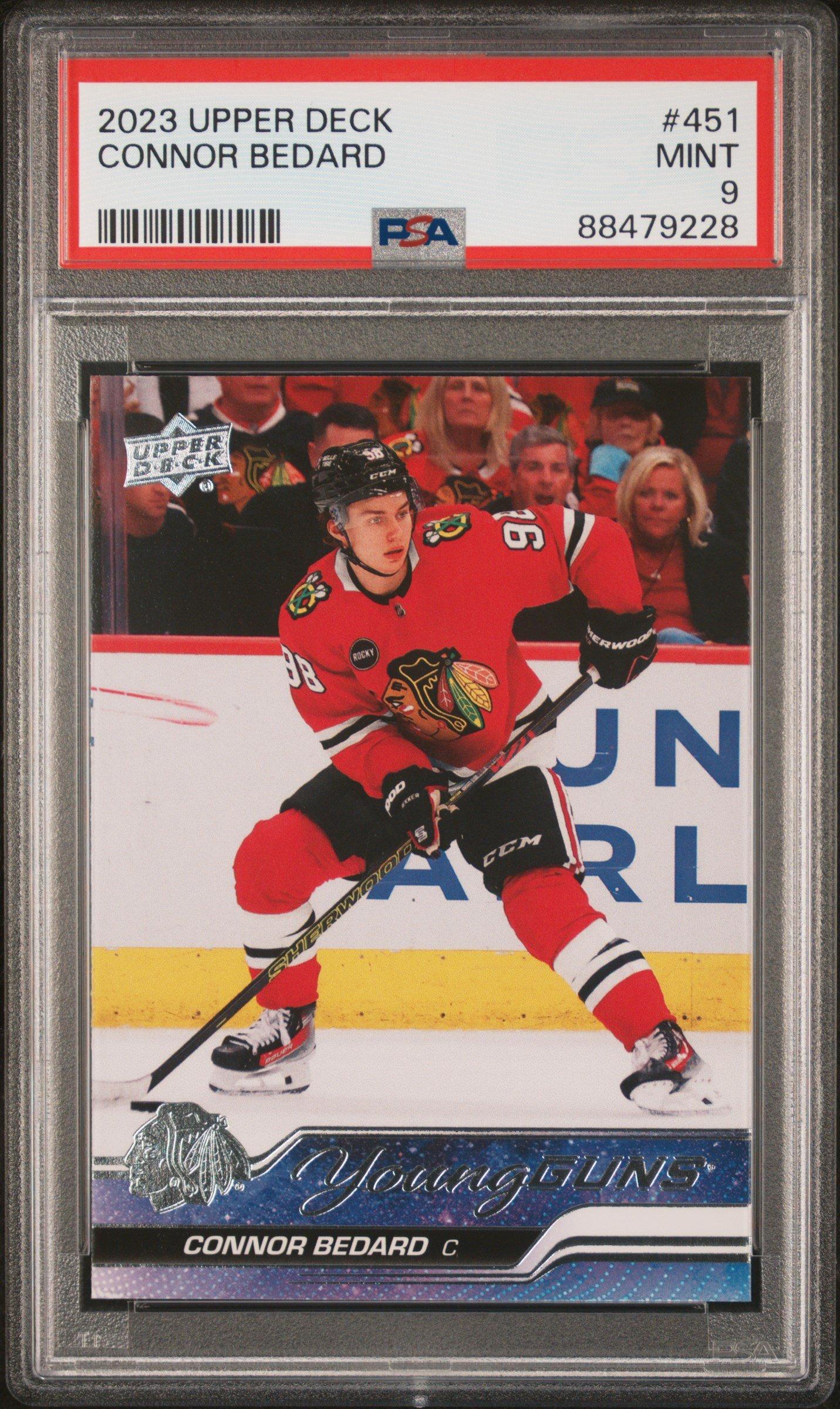 2023 Upper Deck 451 Connor Bedard PSA