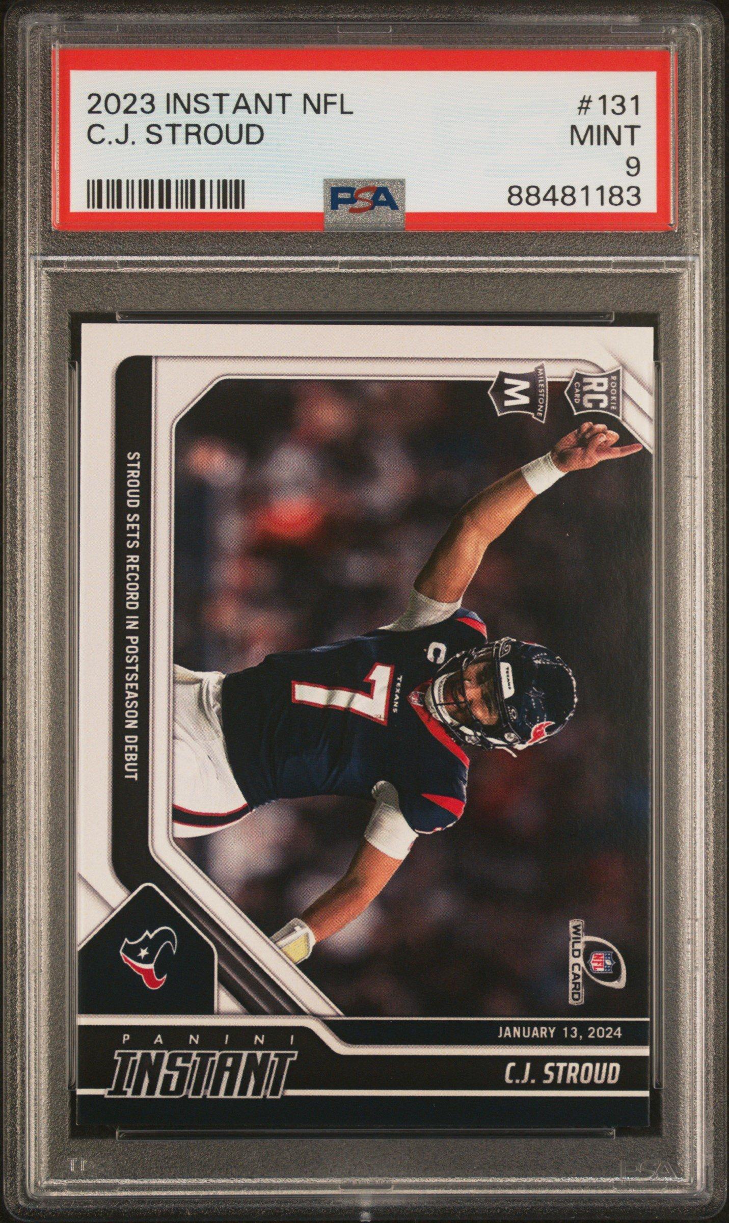 2023 Panini Instant Nfl 131 C.j. Stroud PSA 9