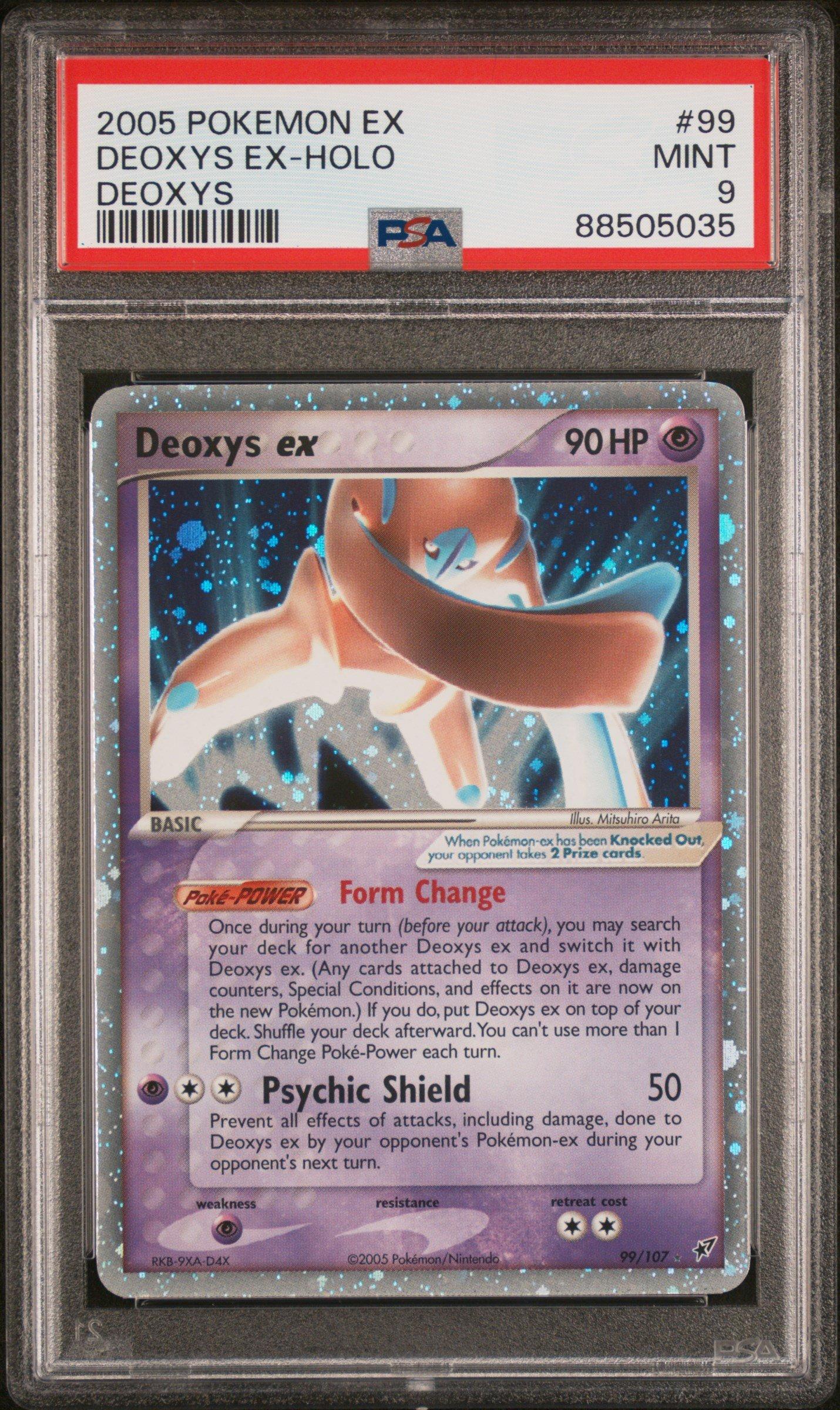 2005 Pokemon Ex Deoxys 99 Deoxys Ex-holo PSA 9 Graded Card | GameStop
