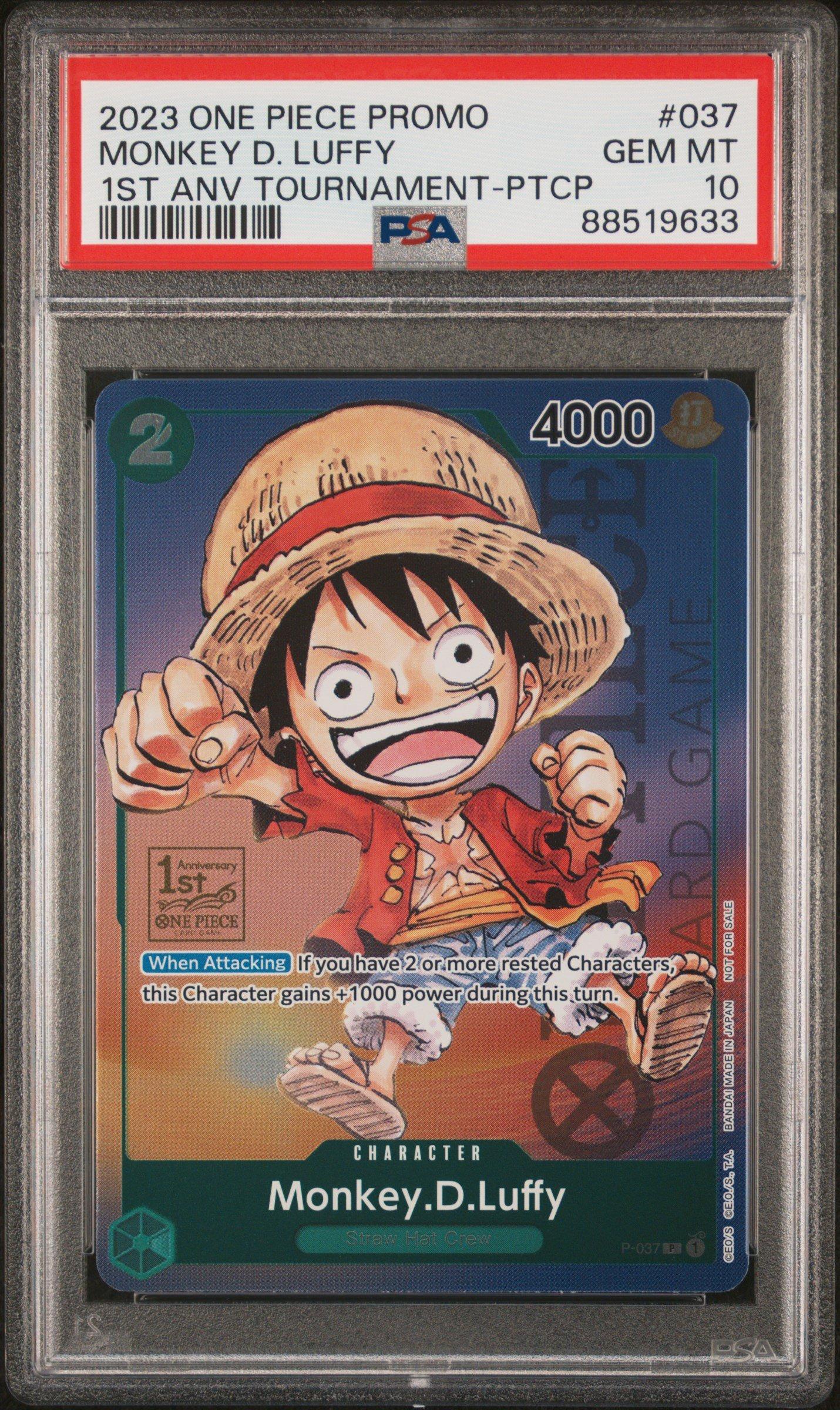 2023 One Piece Promos 037 Monkey D. Luffy 1st Anniversary
