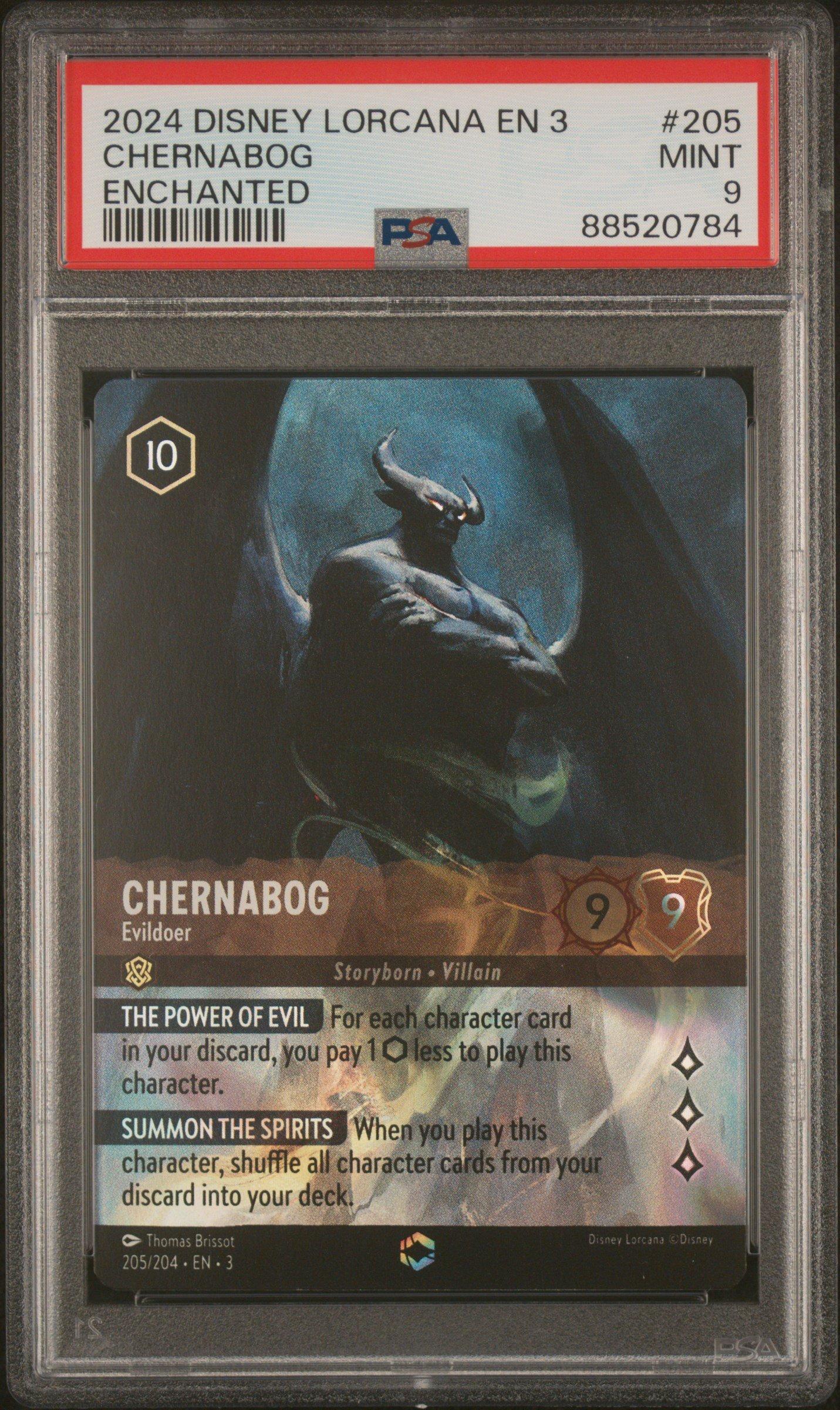 2024 Disney Lorcana En 3-into The Inklands 205 Chernabog