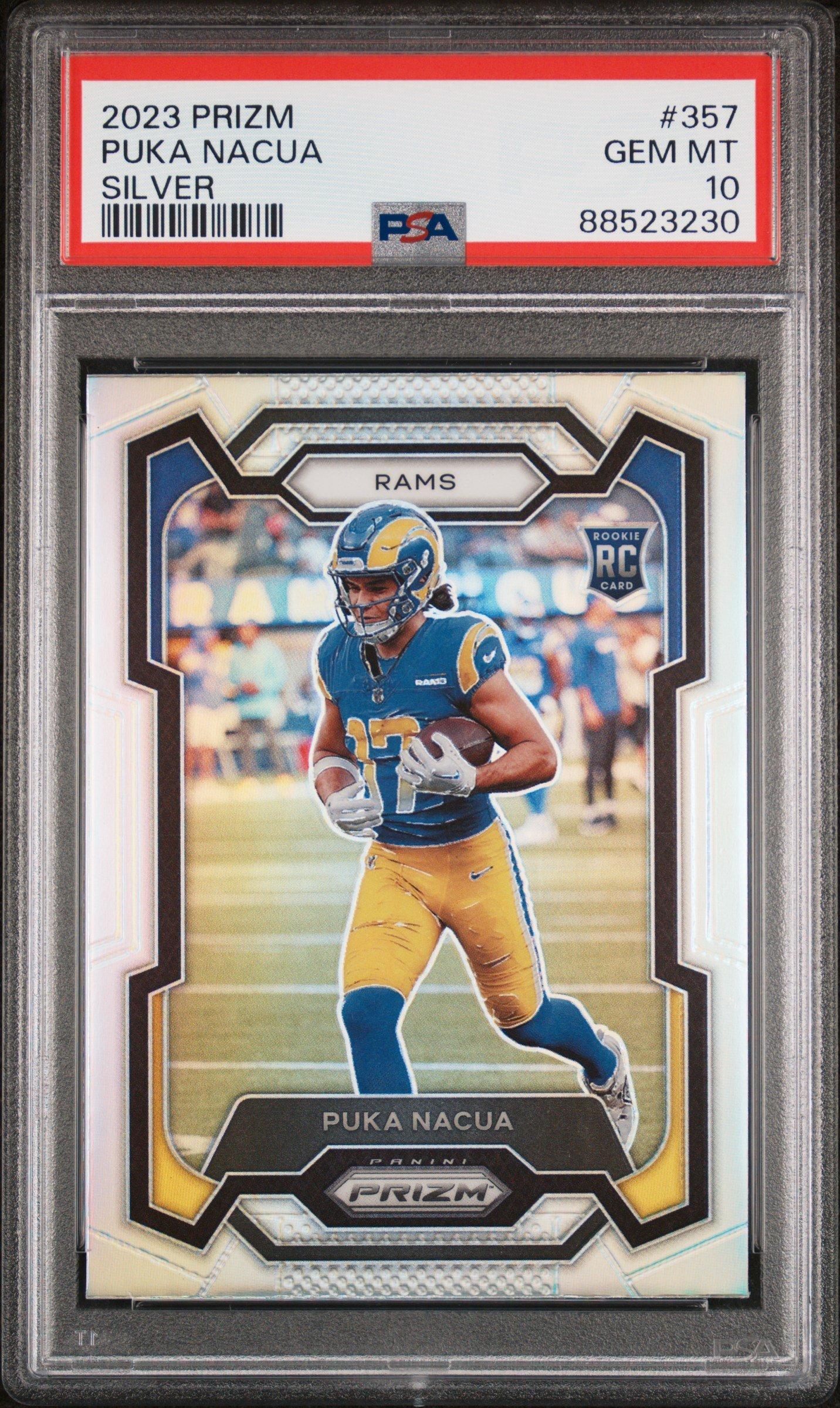 2023 Panini Prizm 357 Puka Nacua Silver Prizm PSA