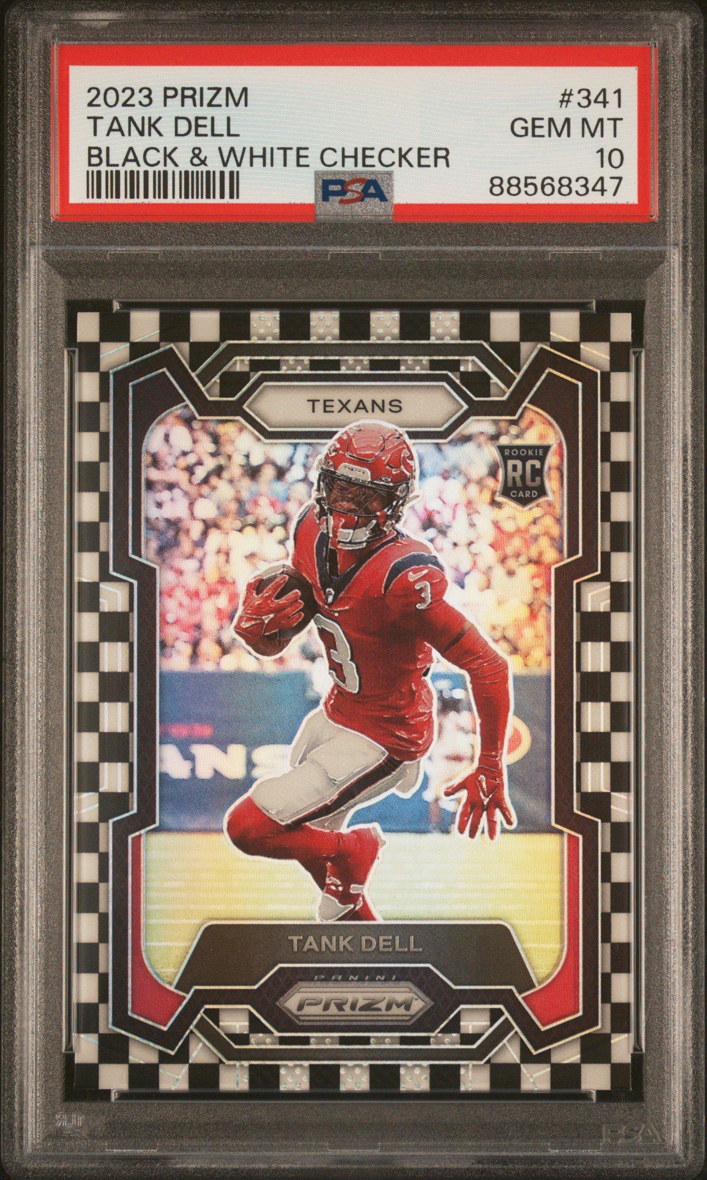 2023 Panini Prizm 341 Tank Dell Black & White Checker PSA 10