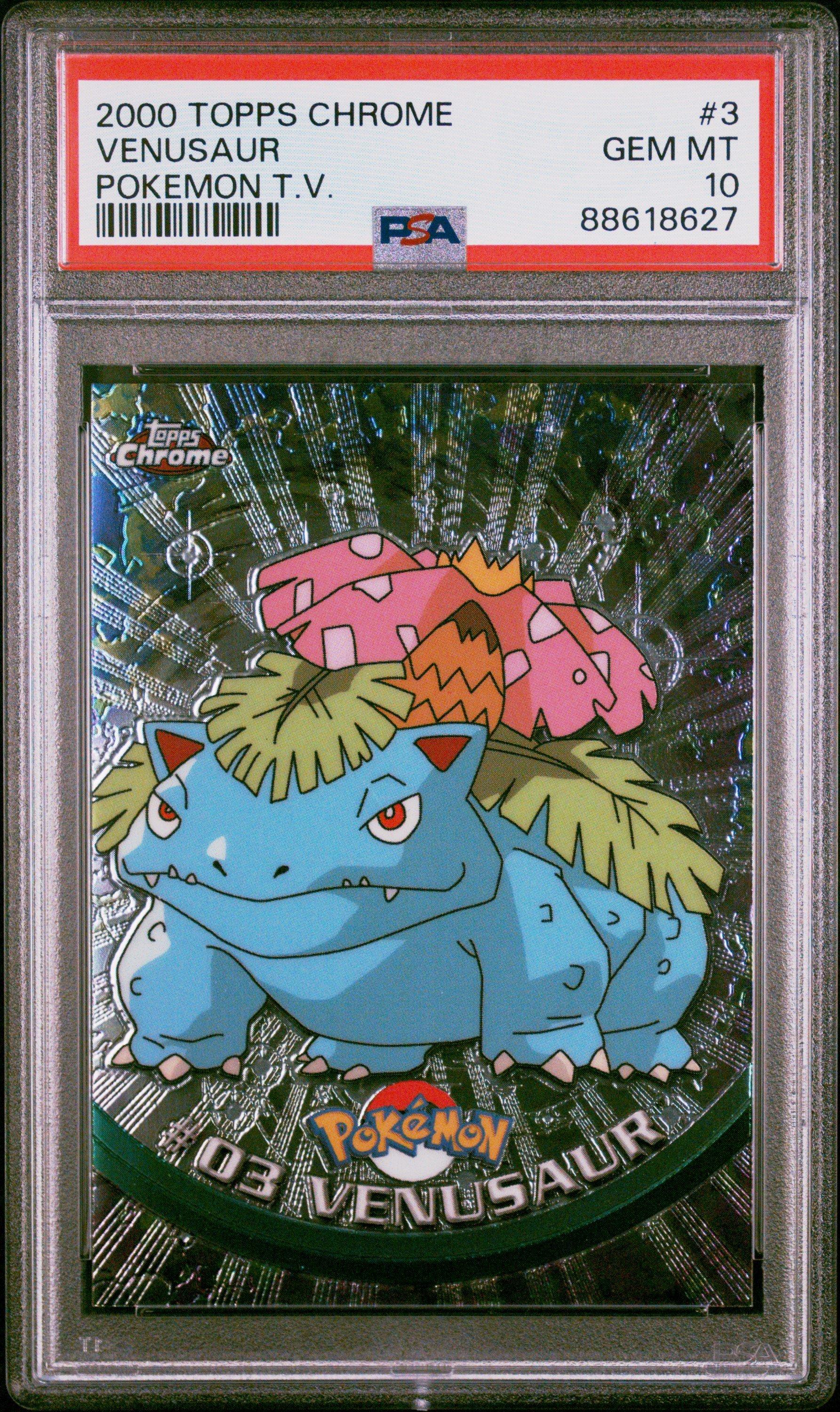 2000 Topps Chrome Pokemon T.v. 3 Venusaur PSA 10 | GameStop