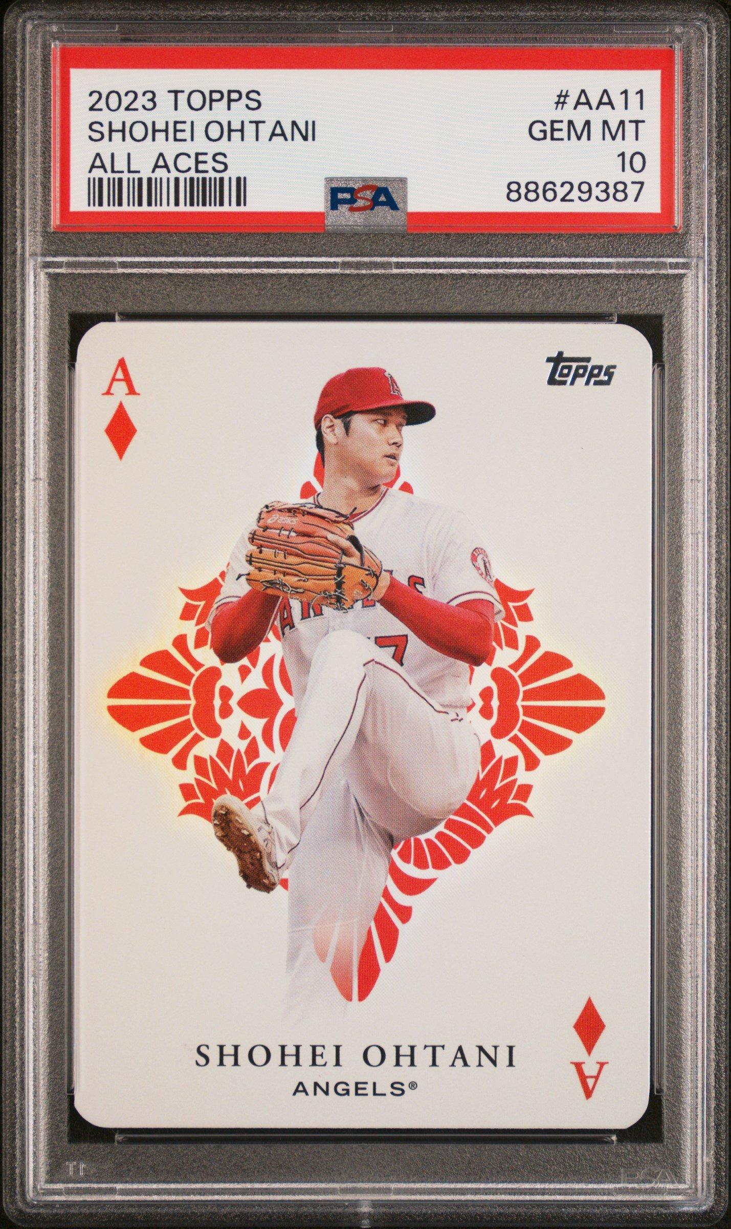 2023 Topps All Aces Aa11 Shohei Ohtani PSA 10 Graded Card | GameStop