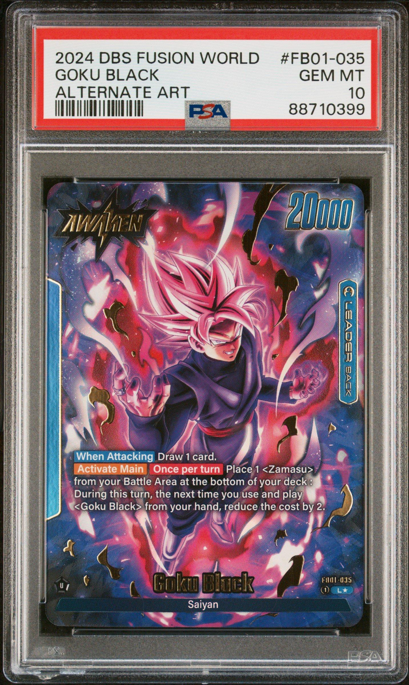 ドラゴンボールカード 2024 DBS FSN WORLD JP DEATH BALLPSA10 2024 Dragon Ball Super Card Game Fusion World Awakened Pulse Fb01