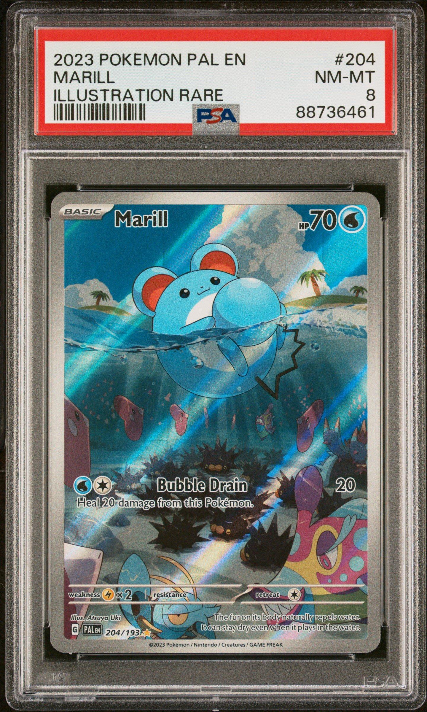 2023 Pokemon Pal En-paldea Evolved 204 Marill Illustration Rare