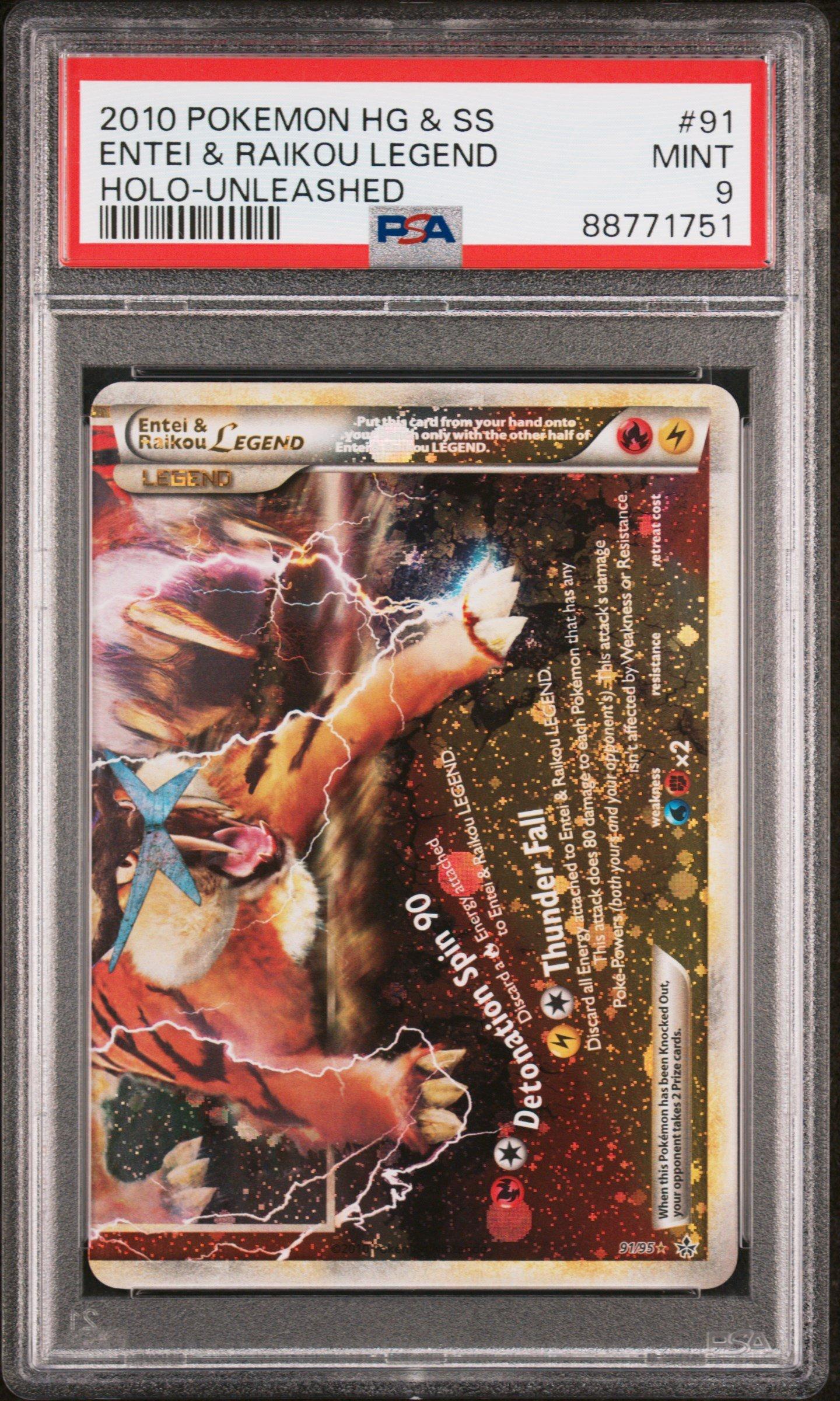 2010 Pokemon Heartgold & Soulsilver Unleashed 91 Entei