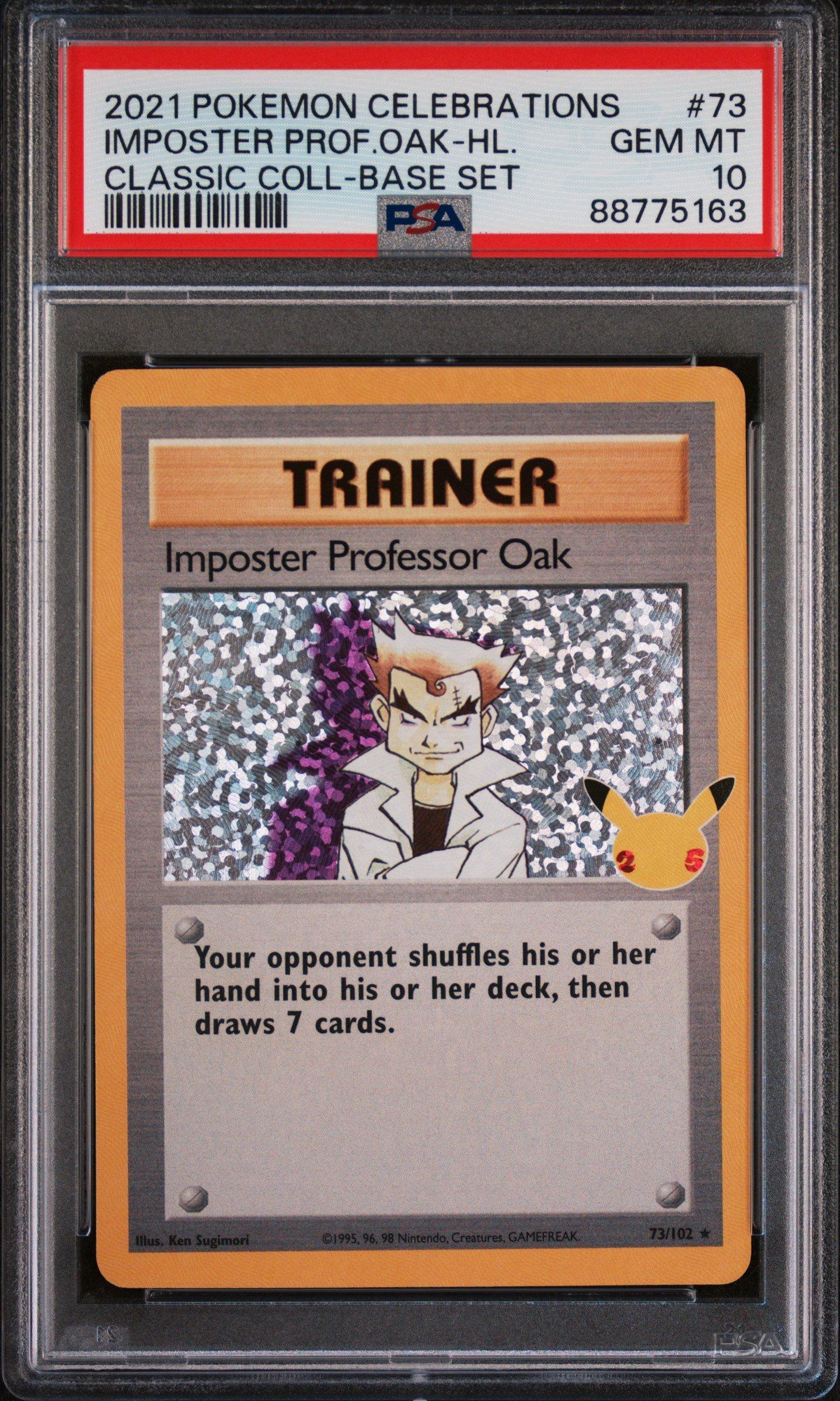 2021 Pokemon Celebrations Classic Collection 73 Imposter Professor