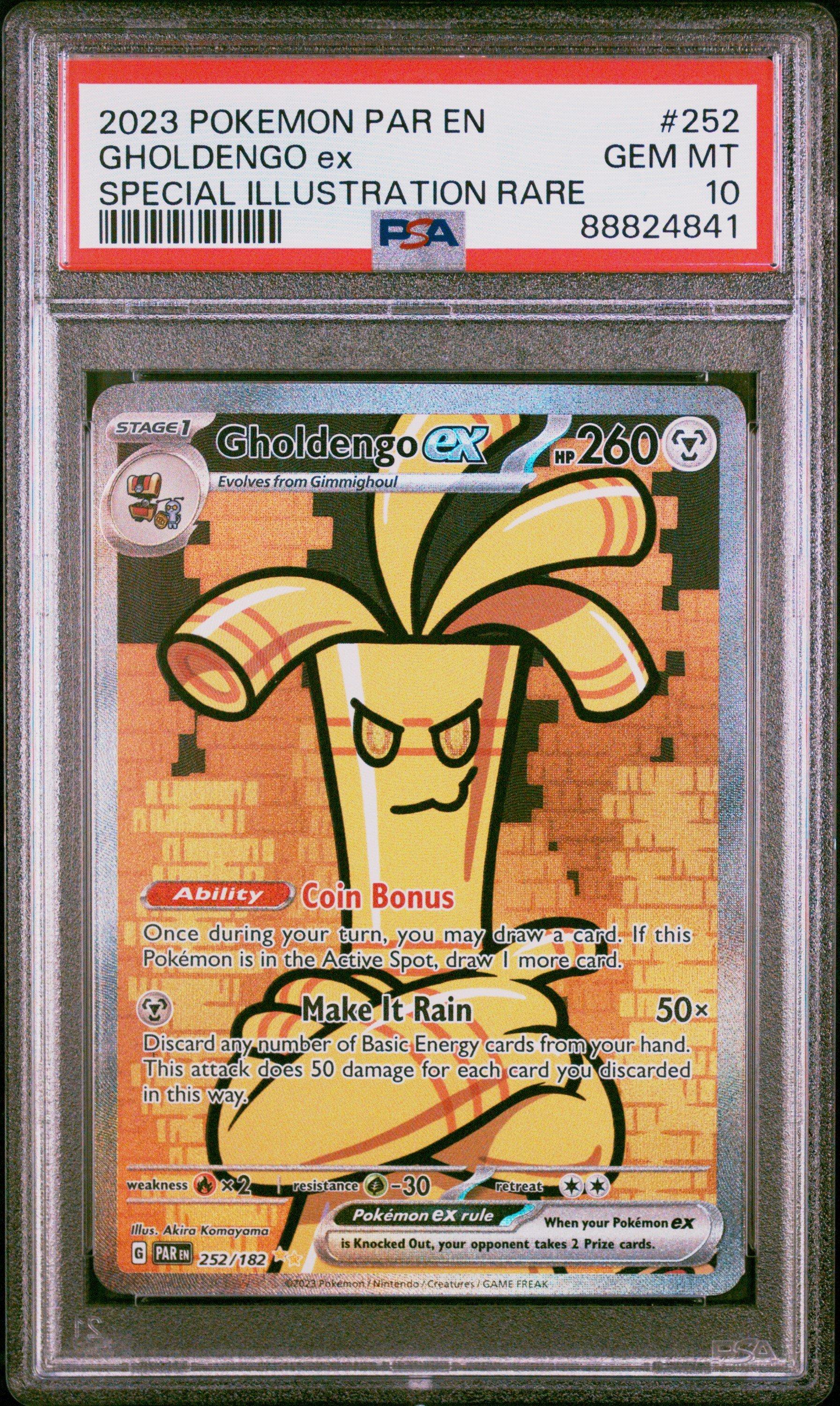 2023 Pokemon Par En-paradox Rift 252 Gholdengo Ex Special